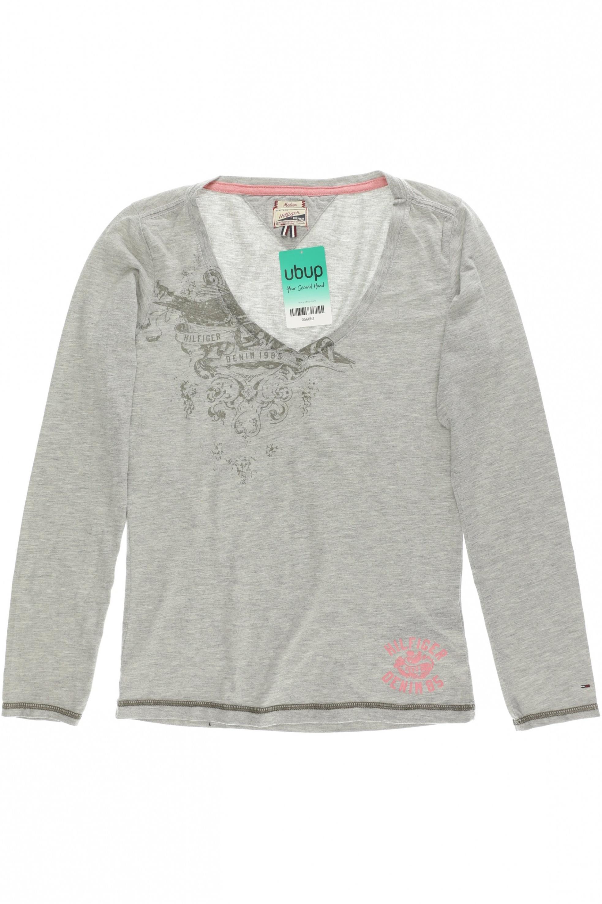 

Hilfiger Denim Damen Langarmshirt, grau, Gr.