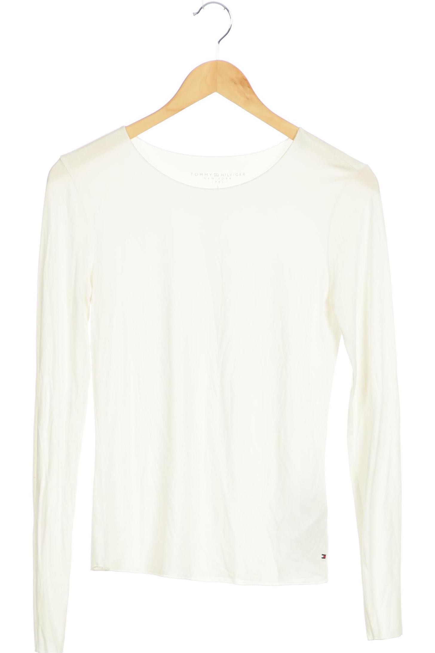

Tommy Hilfiger Damen Langarmshirt, weiß, Gr.