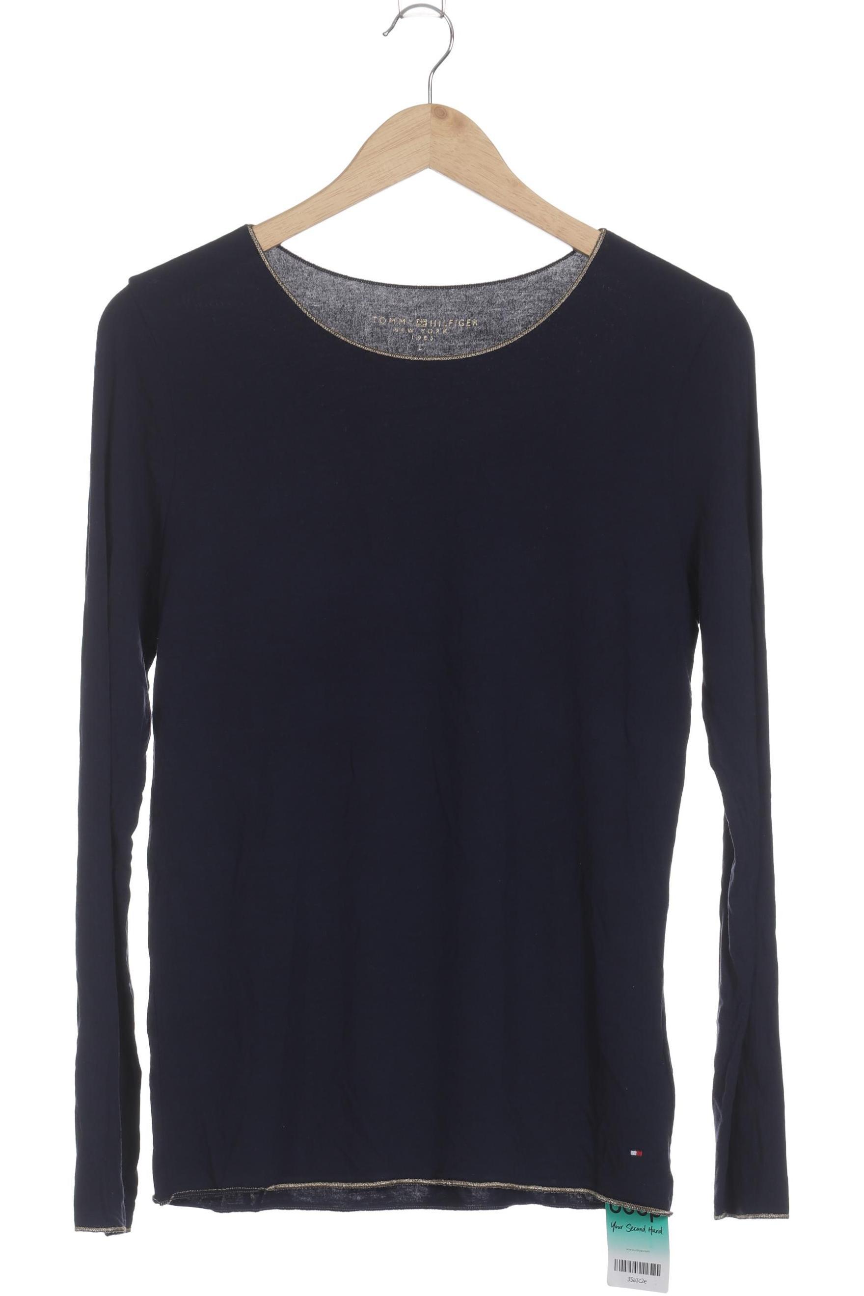 

Tommy Hilfiger Damen Langarmshirt, blau, Gr.