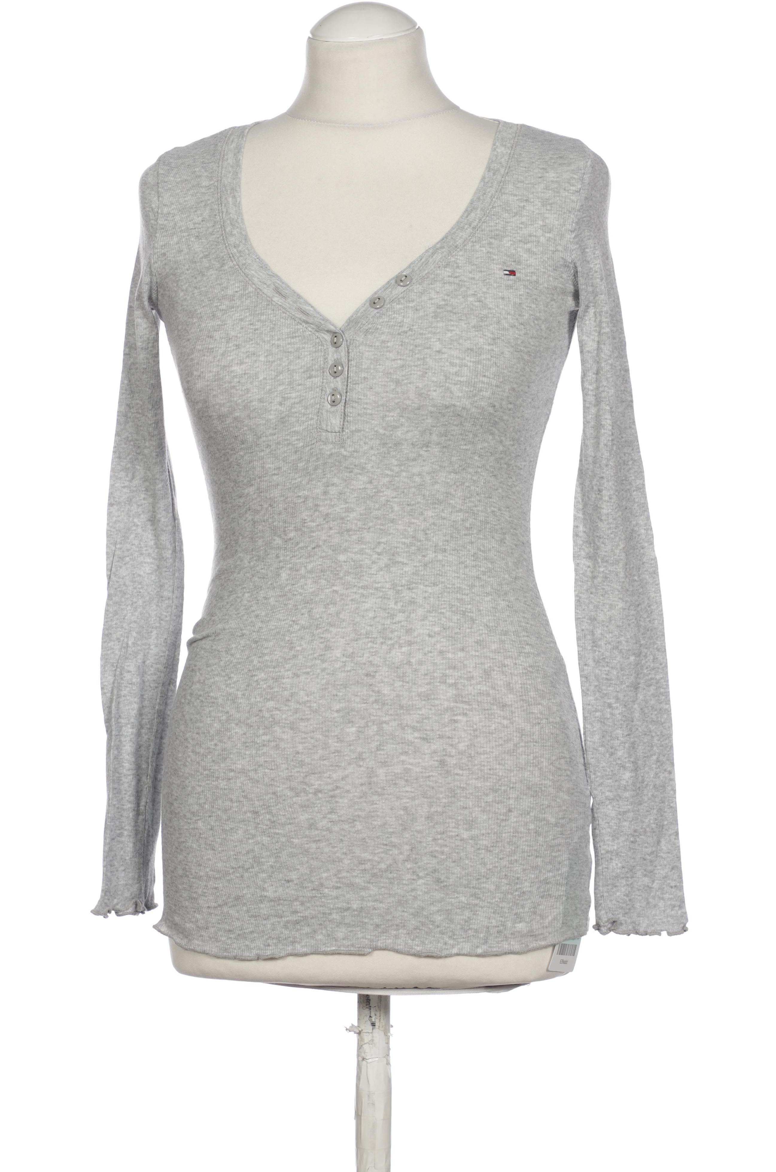

Tommy Hilfiger Damen Langarmshirt, grau, Gr.