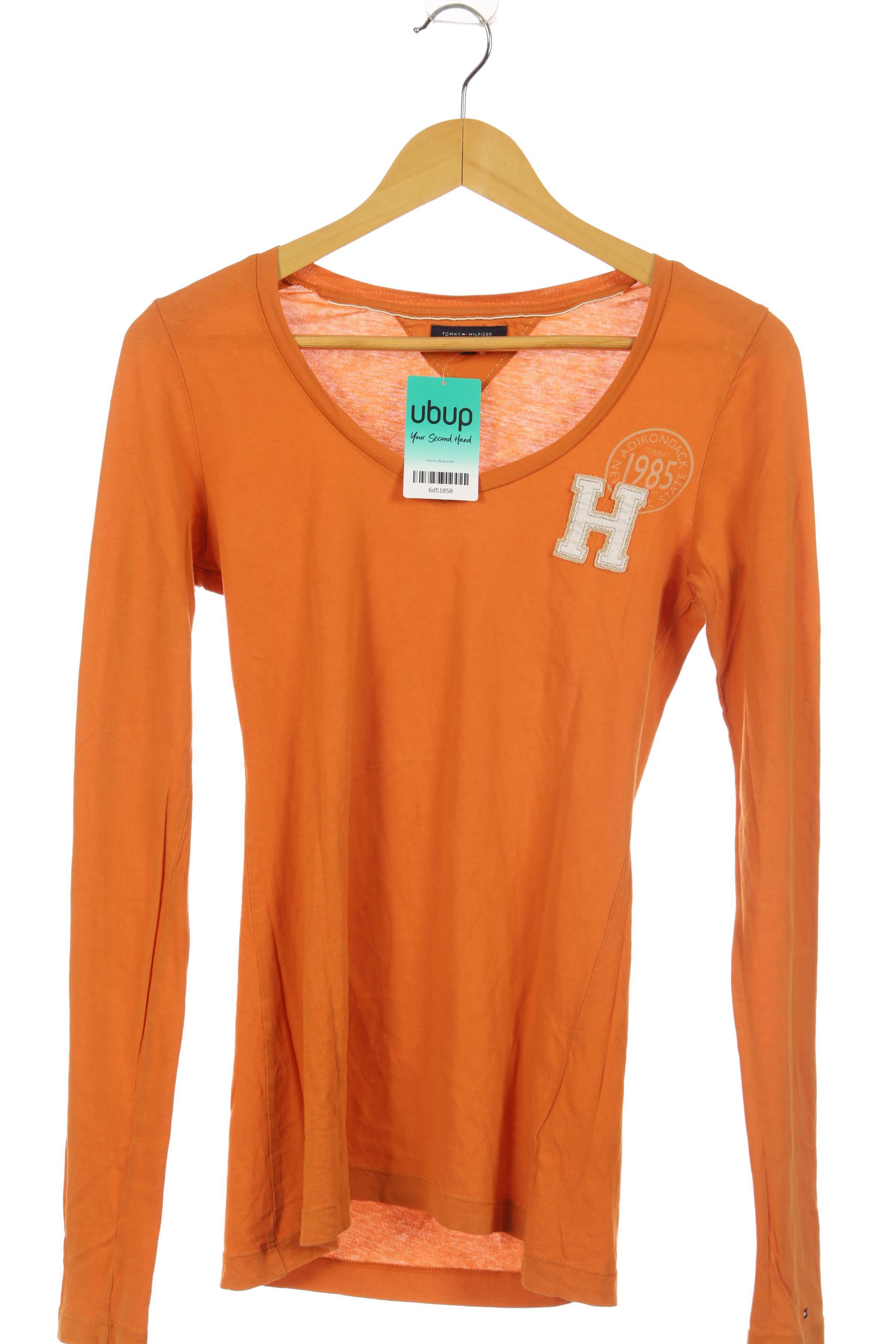 

Tommy Hilfiger Damen Langarmshirt, orange, Gr.