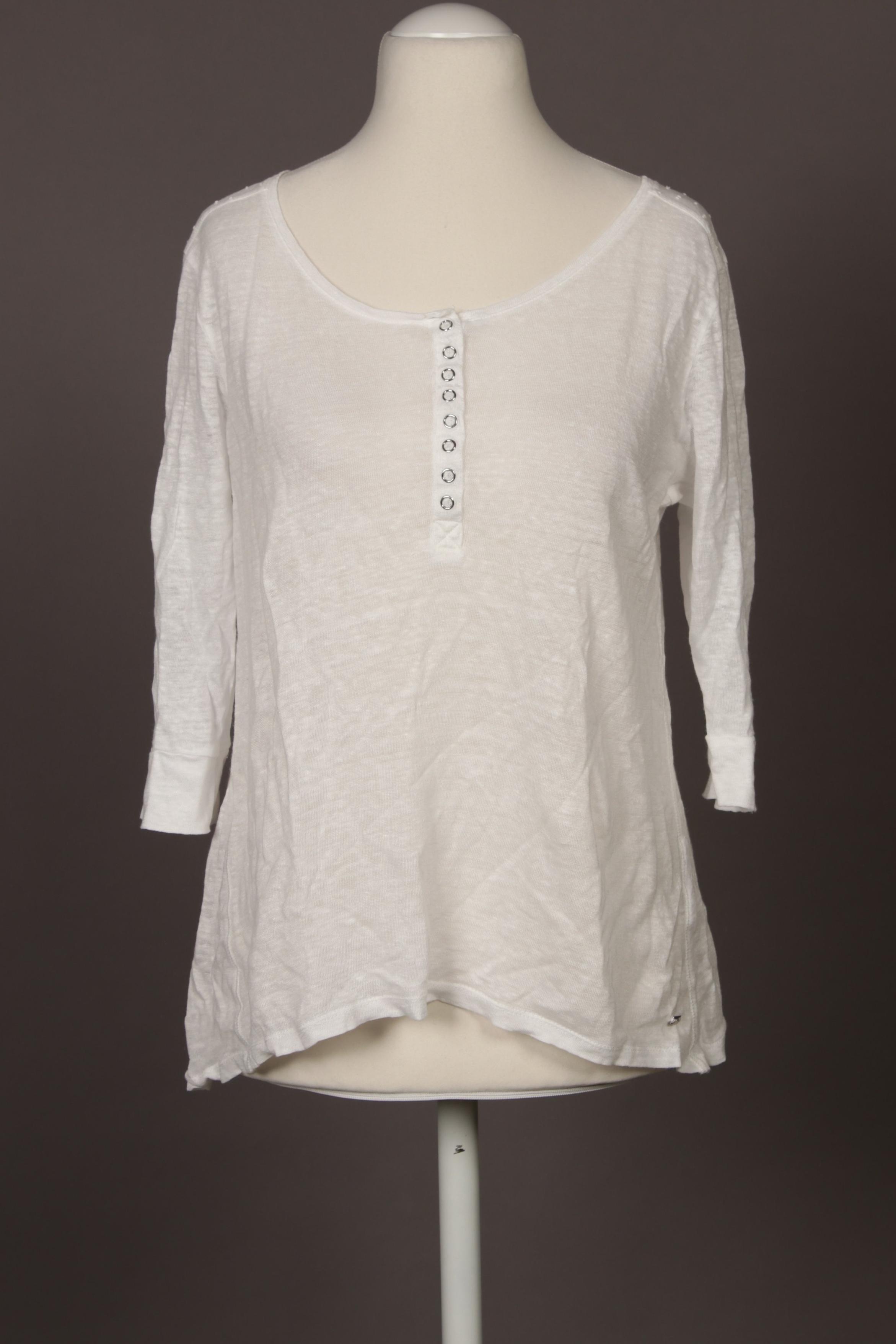 

Tommy Hilfiger Damen Langarmshirt, weiß, Gr.