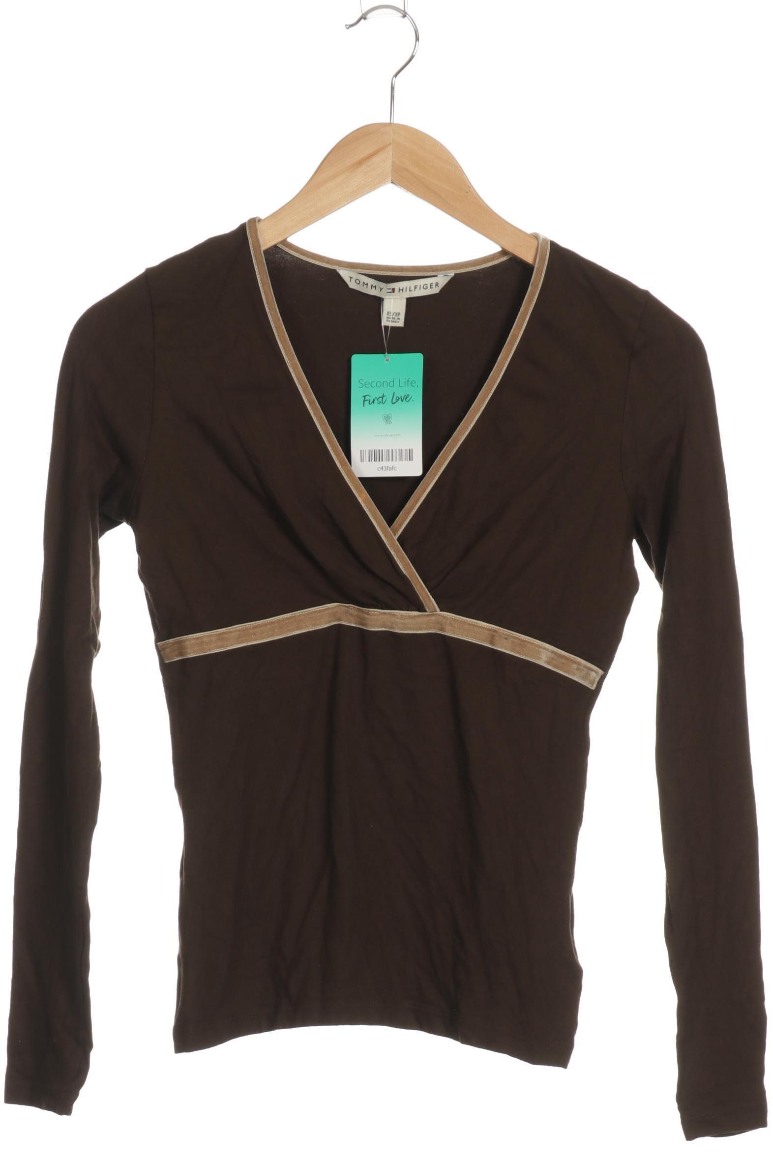 

Tommy Hilfiger Damen Langarmshirt, braun, Gr.
