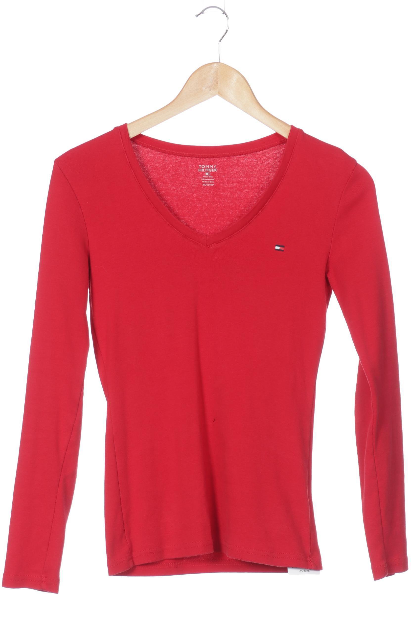 

Tommy Hilfiger Damen Langarmshirt, rot, Gr.
