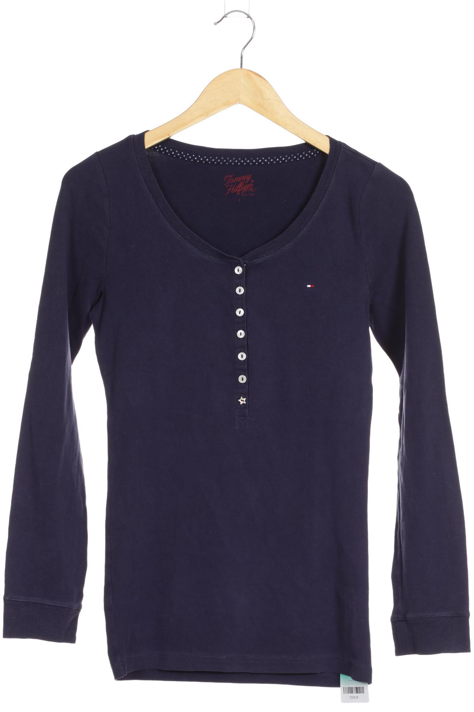 

Tommy Hilfiger Damen Langarmshirt, blau, Gr.