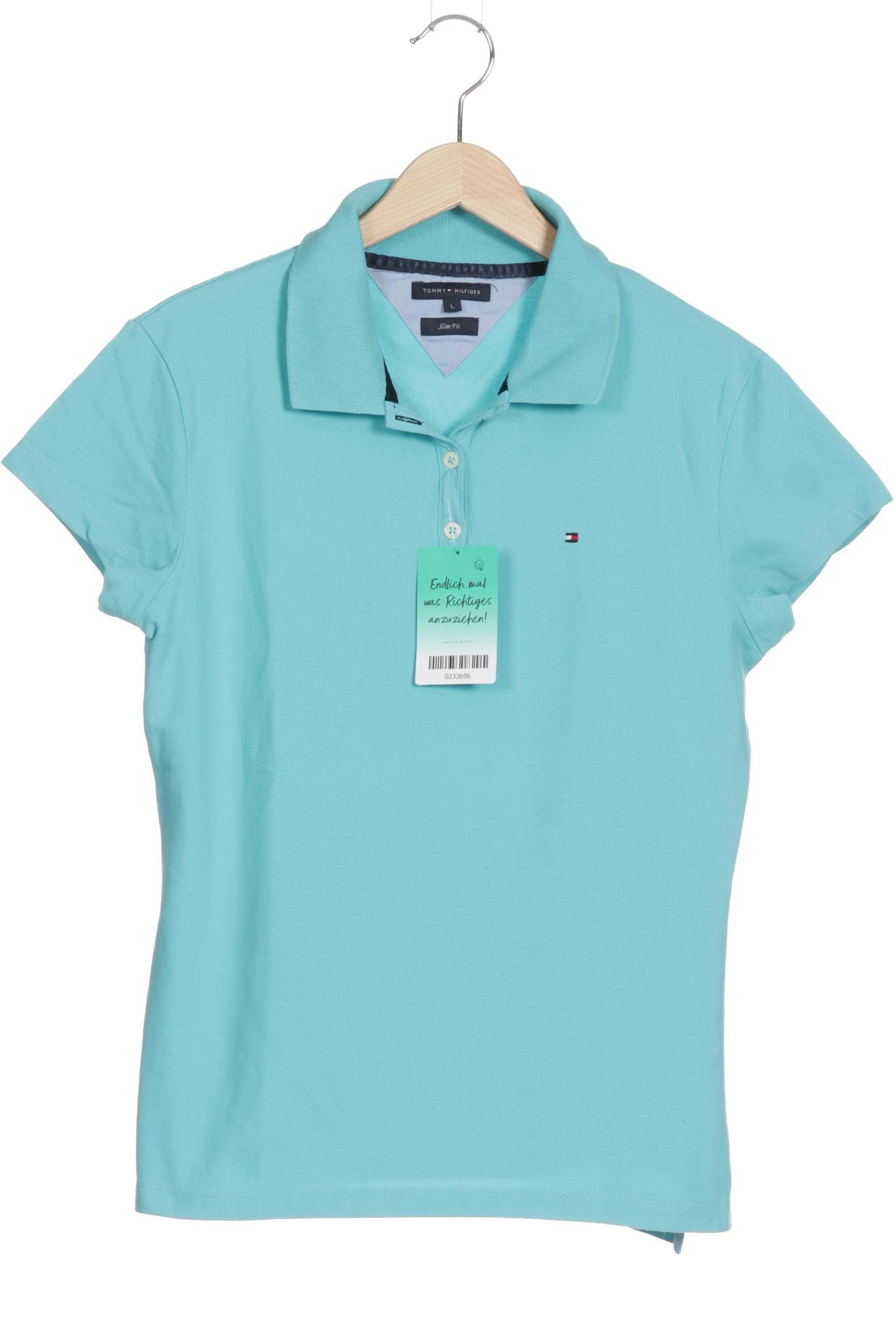 

Tommy Hilfiger Damen Poloshirt, türkis, Gr.
