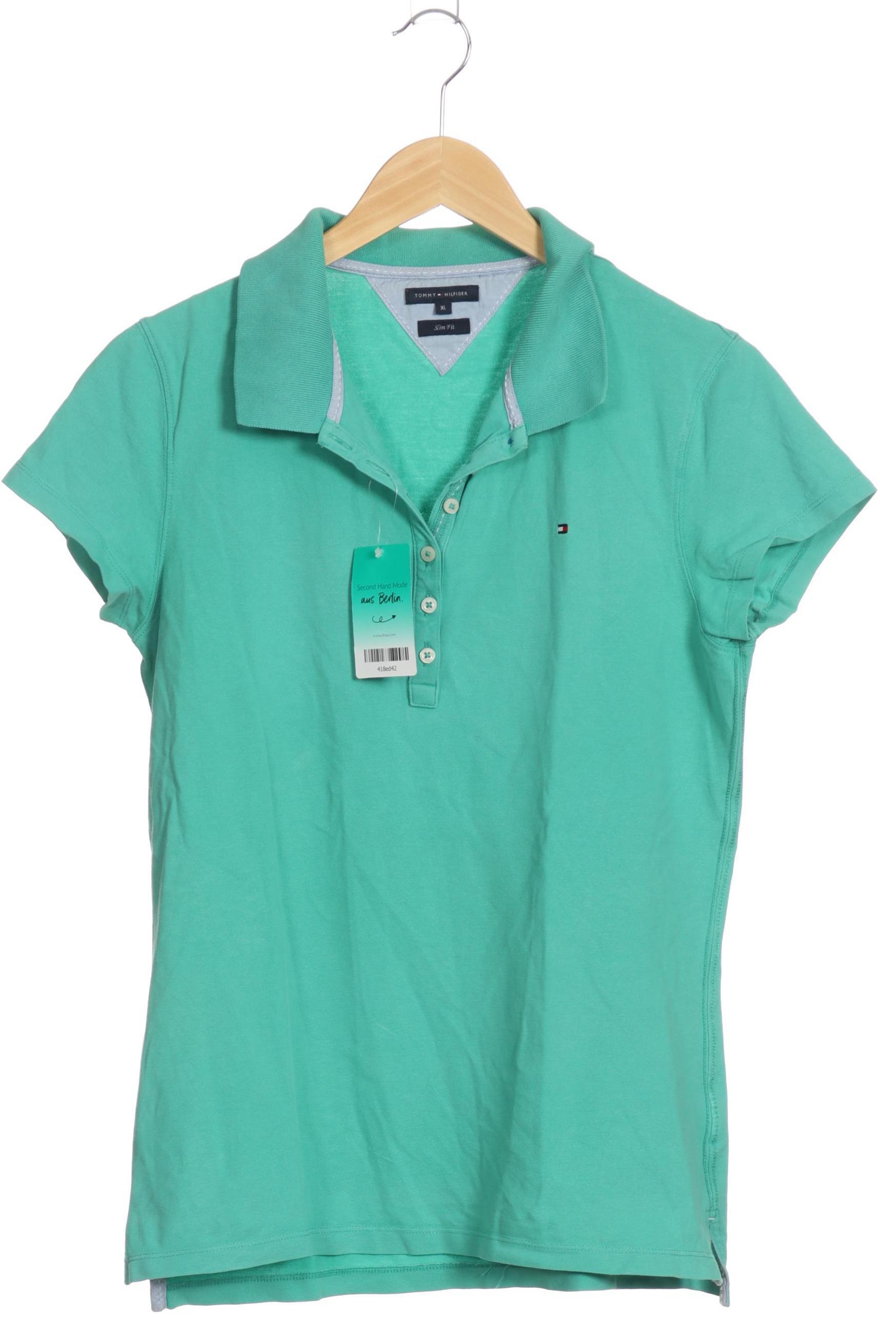 

Tommy Hilfiger Damen Poloshirt, grün, Gr.