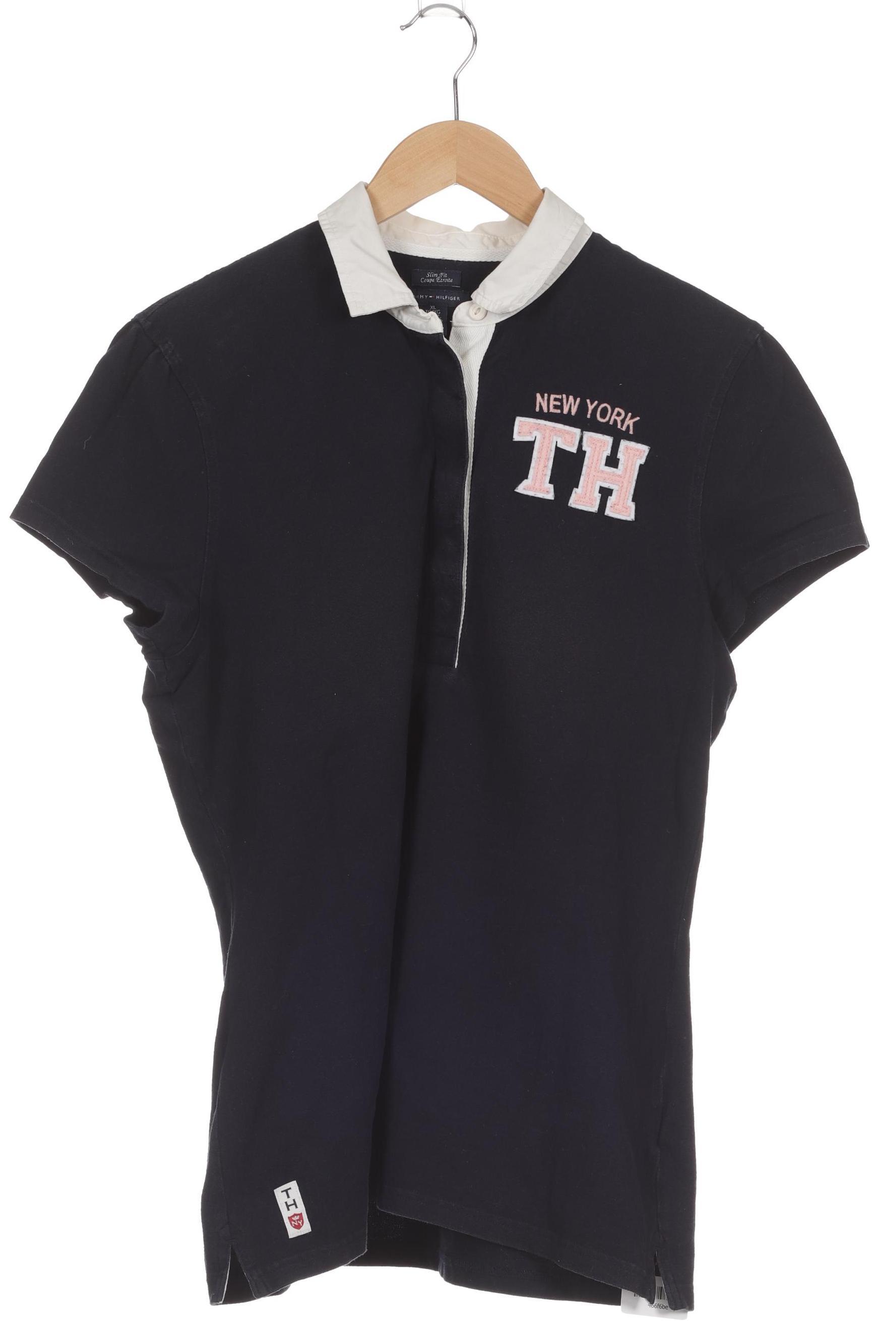 

Tommy Hilfiger Damen Poloshirt, blau, Gr.