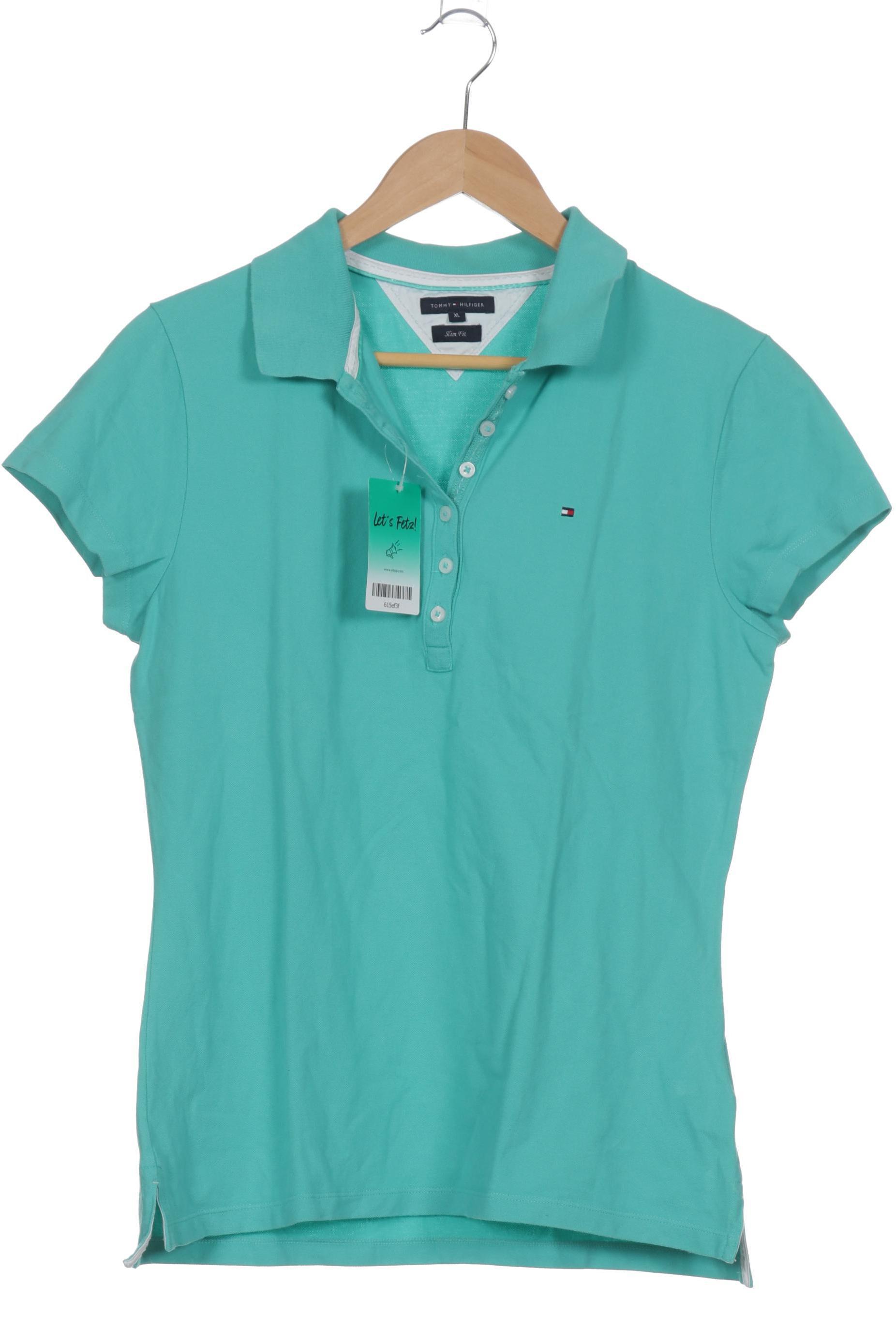 

Tommy Hilfiger Damen Poloshirt, türkis, Gr.