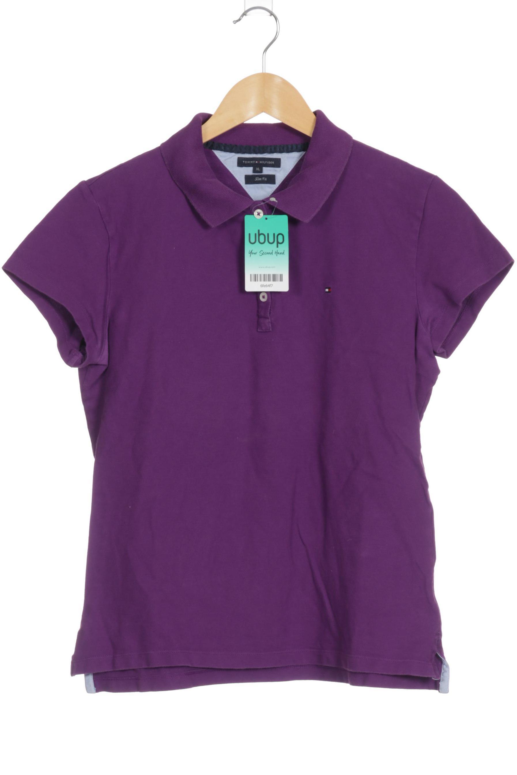 

Tommy Hilfiger Damen Poloshirt, lila, Gr.