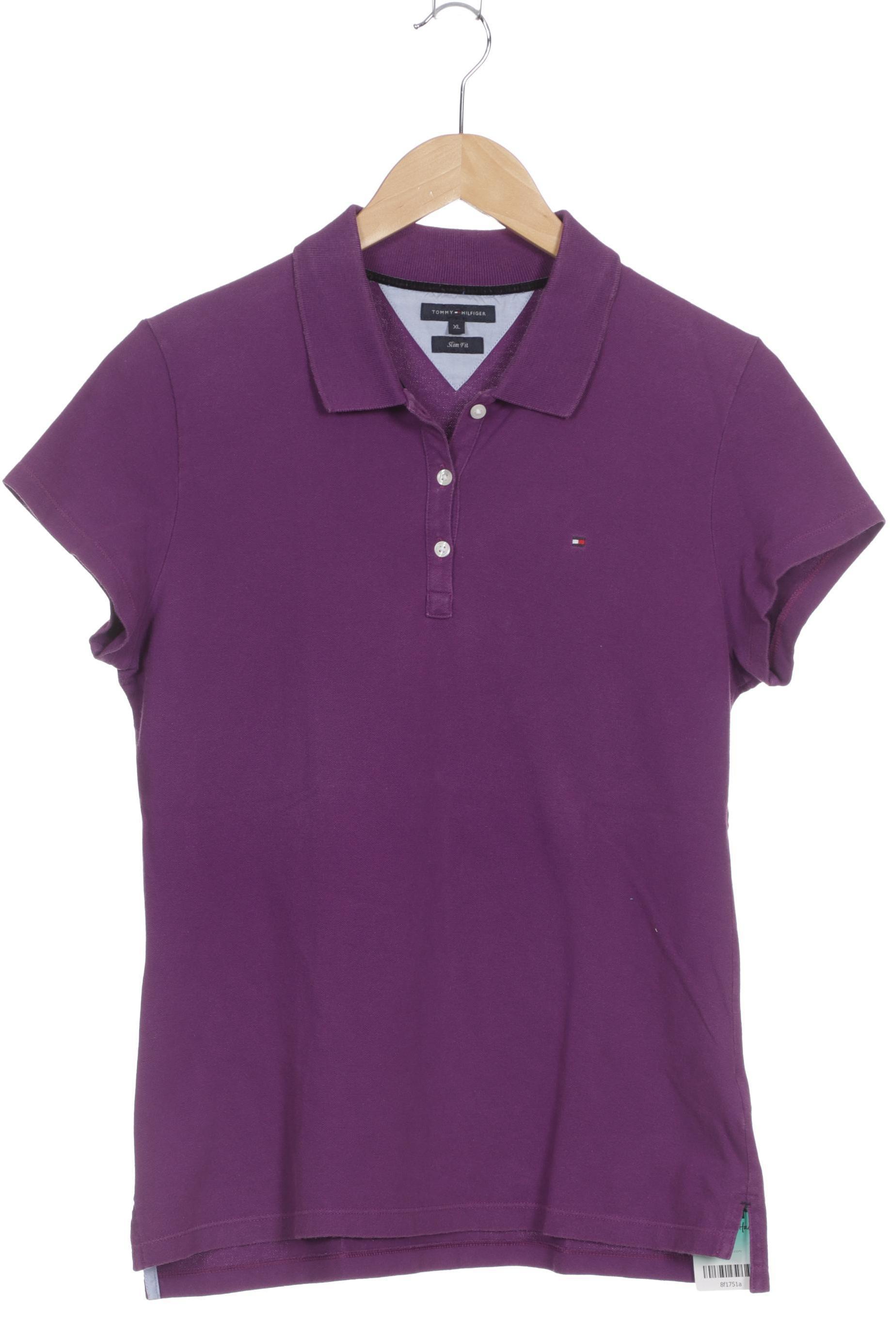 

Tommy Hilfiger Damen Poloshirt, lila, Gr.