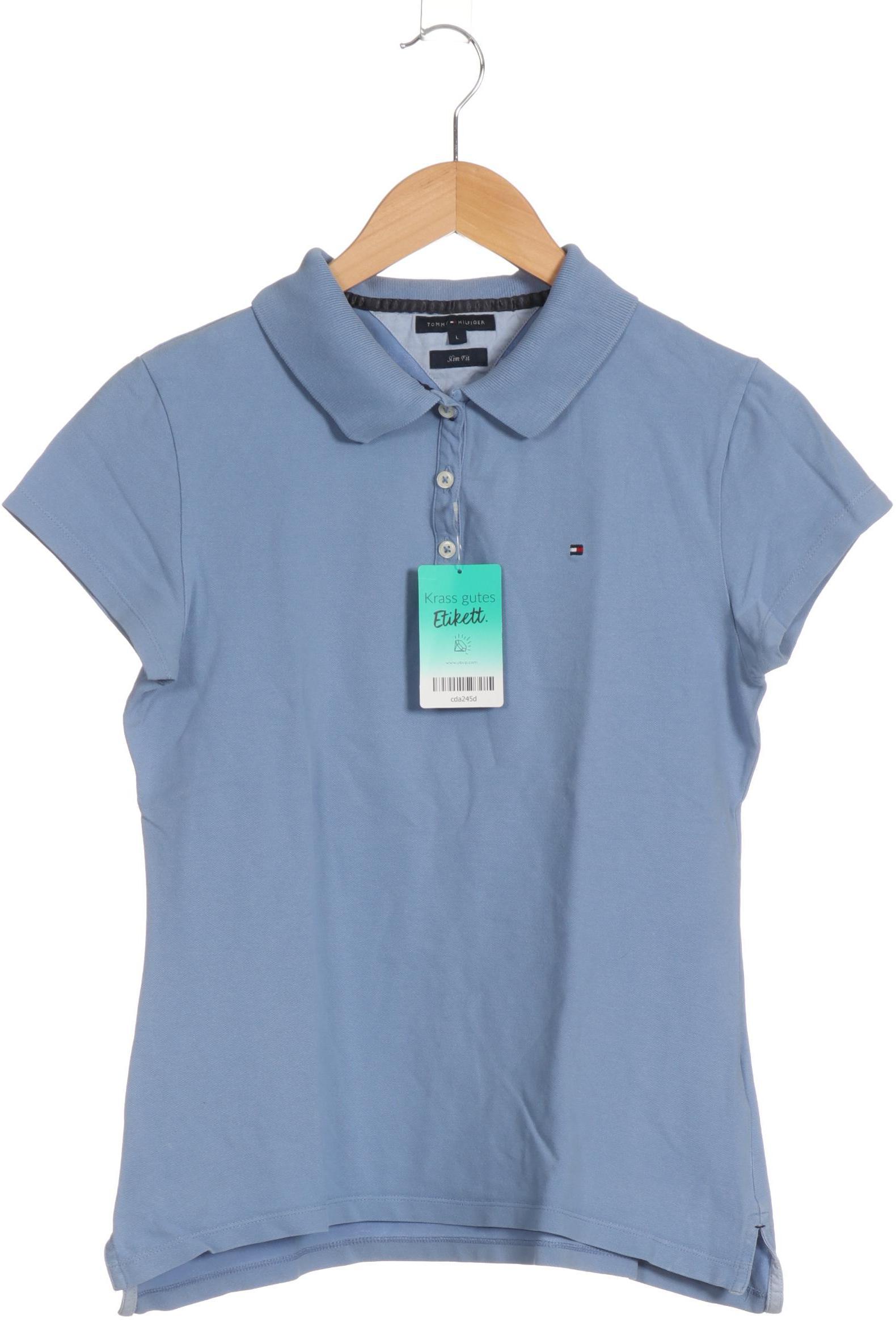 

Tommy Hilfiger Damen Poloshirt, blau, Gr.