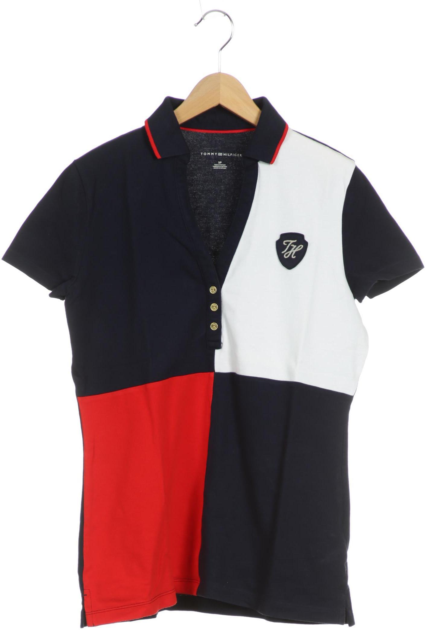 

Tommy Hilfiger Damen Poloshirt, blau, Gr.