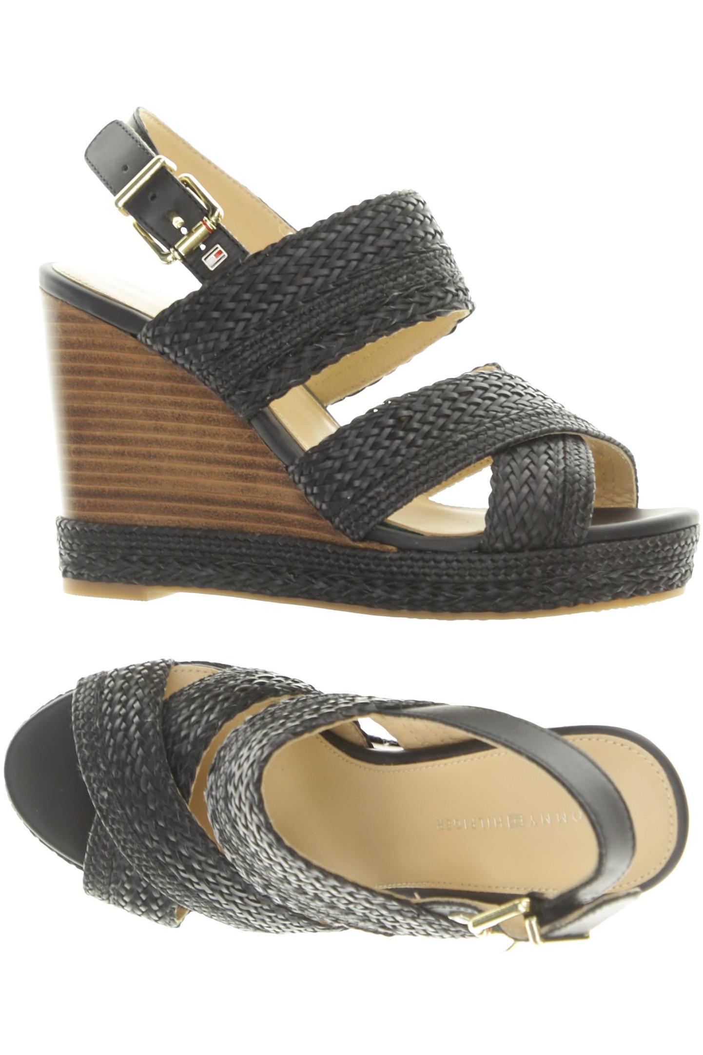 

Tommy Hilfiger Damen Sandale, schwarz, Gr. 38