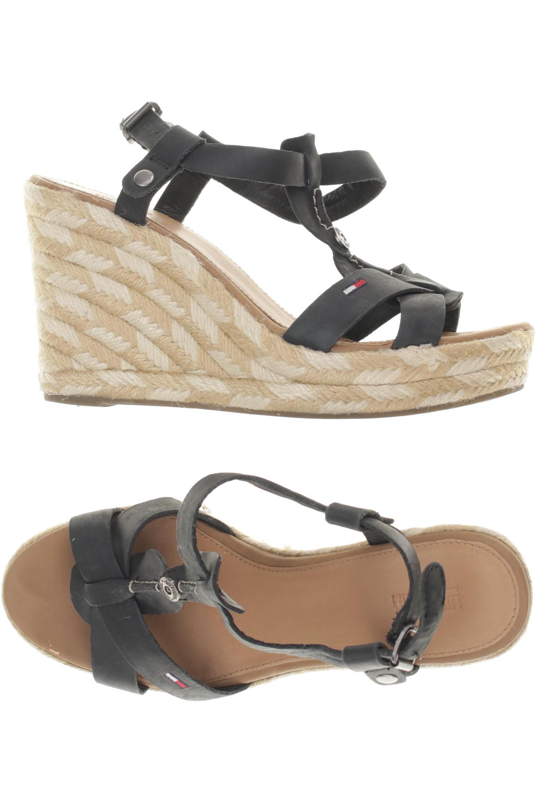 

Hilfiger Denim Damen Sandale, schwarz, Gr. 38