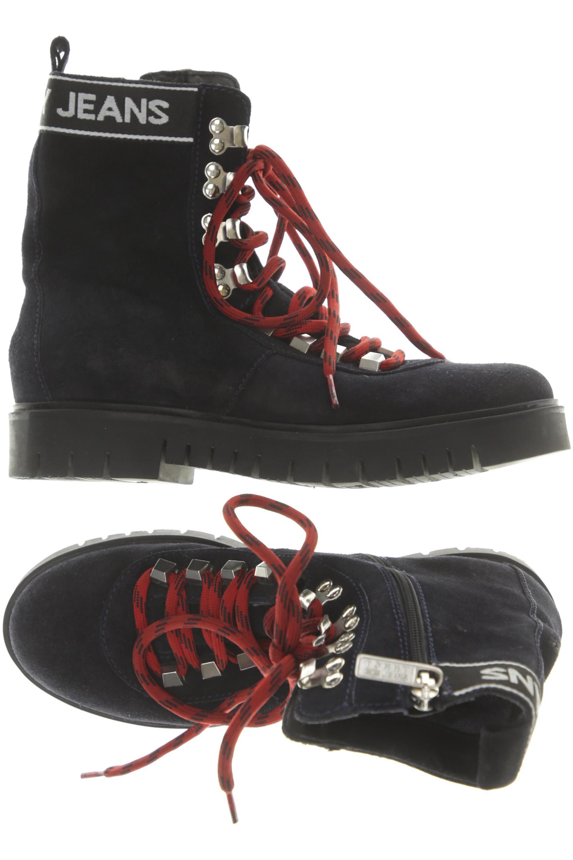 

Tommy Hilfiger Damen Stiefelette, blau, Gr. 38