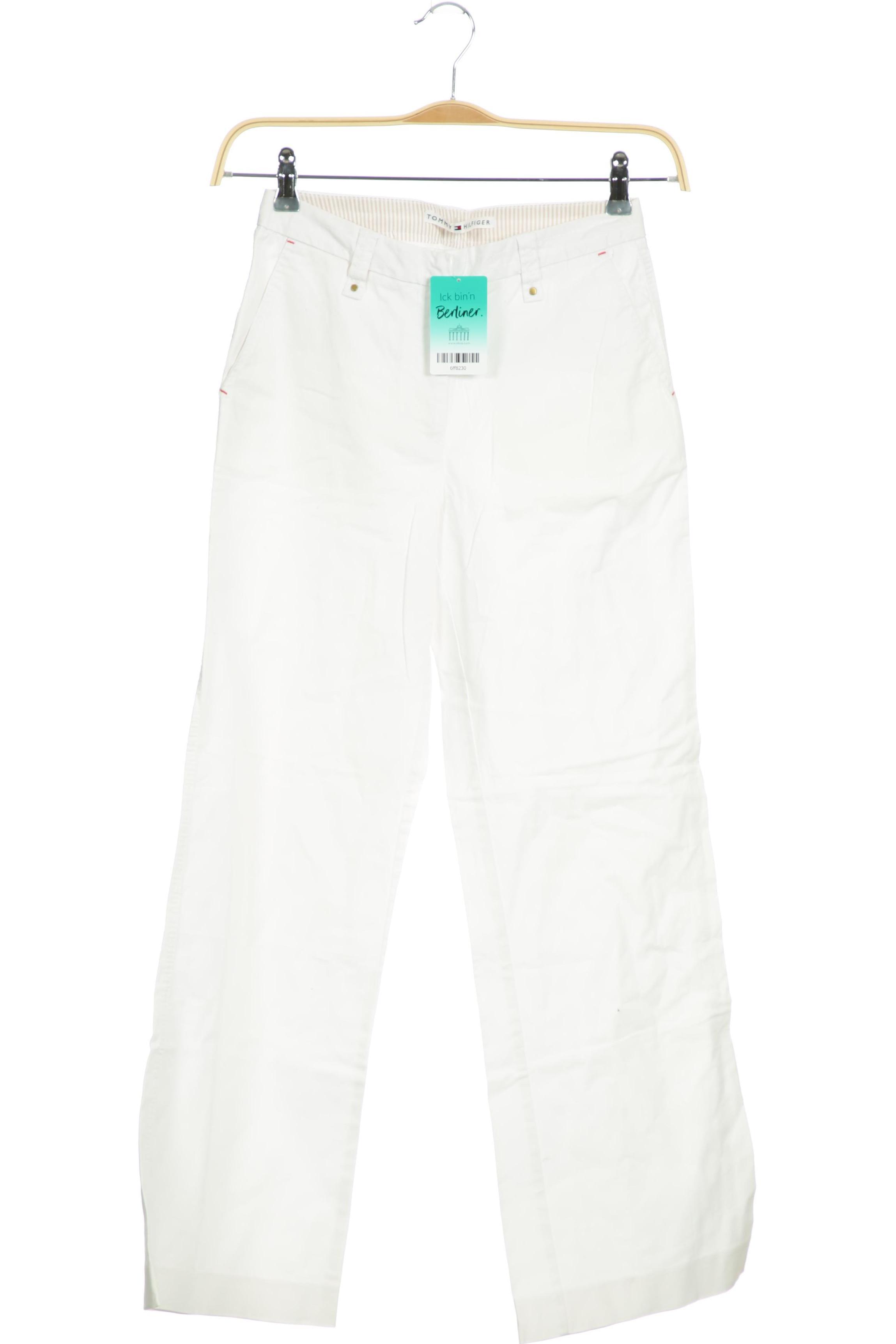 

Tommy Hilfiger Damen Stoffhose, weiß, Gr. 4