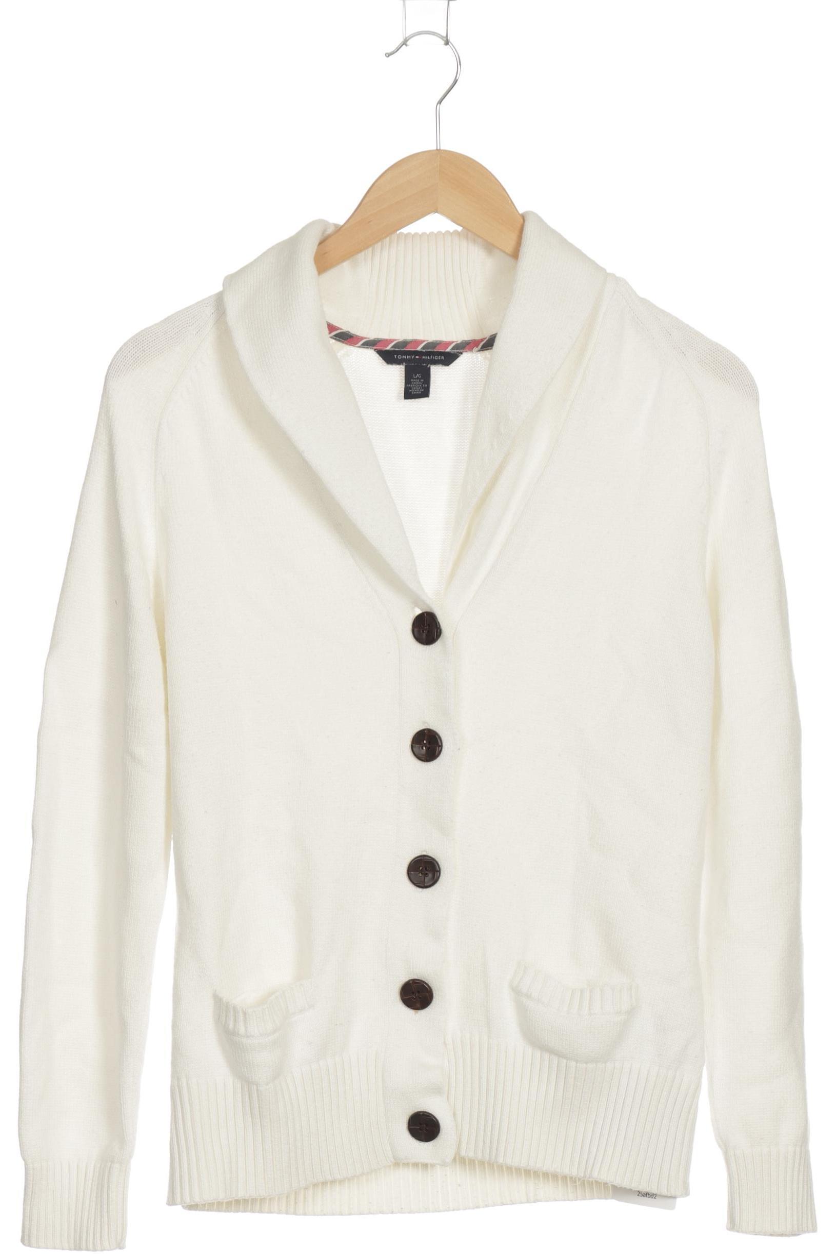 

Tommy Hilfiger Damen Strickjacke, weiß, Gr.
