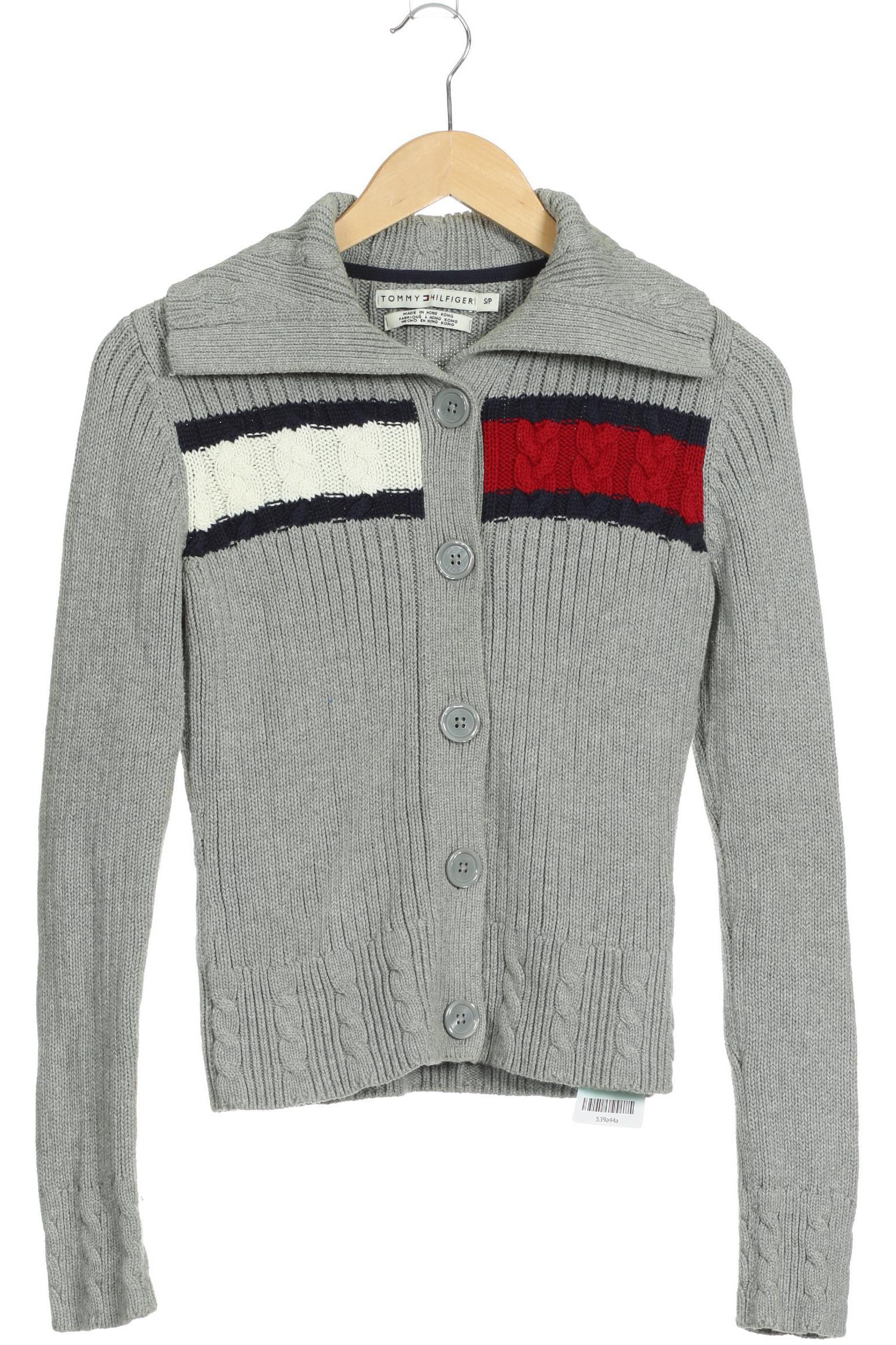 

Tommy Hilfiger Damen Strickjacke, grau, Gr.