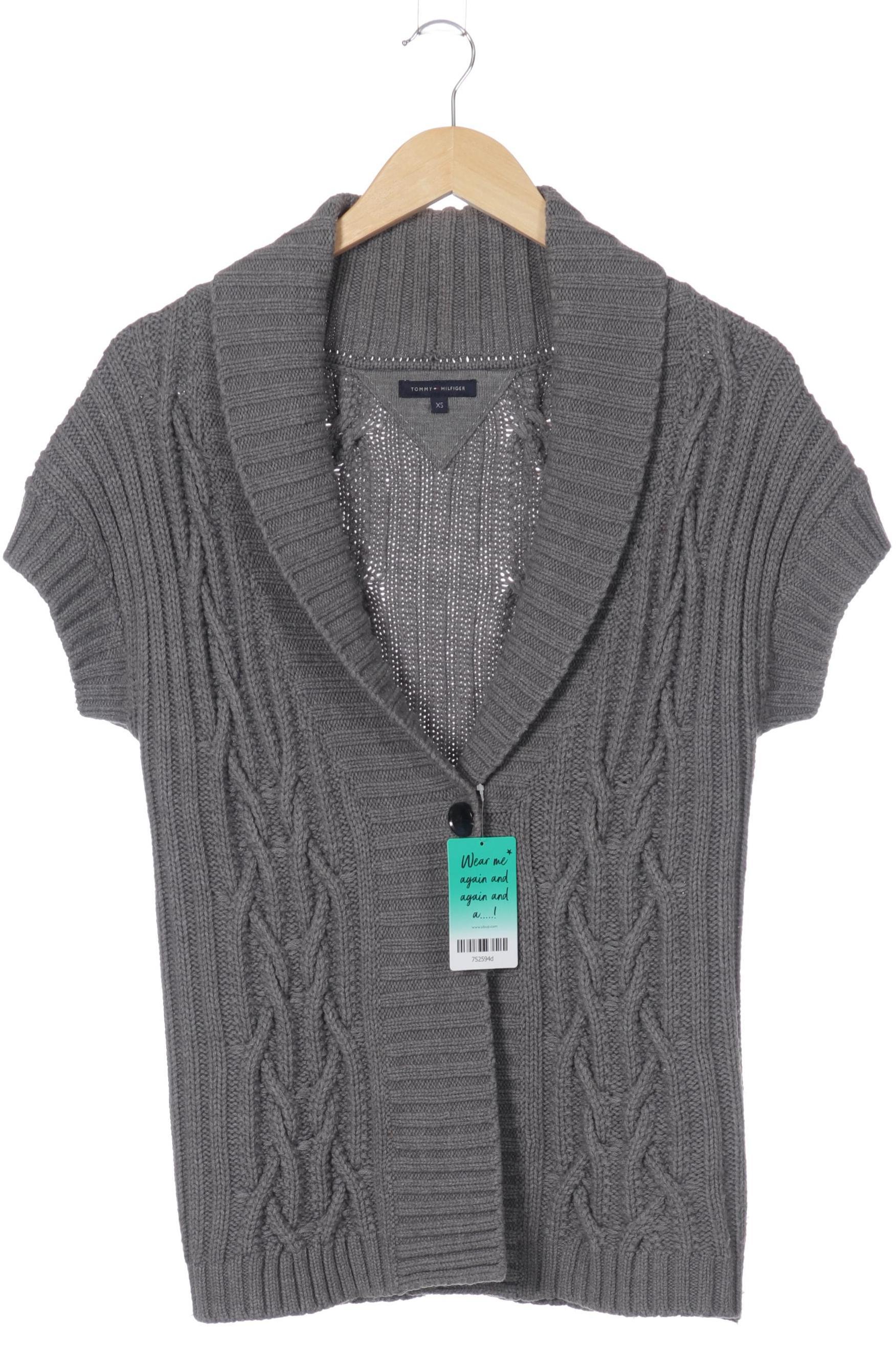 

Tommy Hilfiger Damen Strickjacke, grau, Gr.