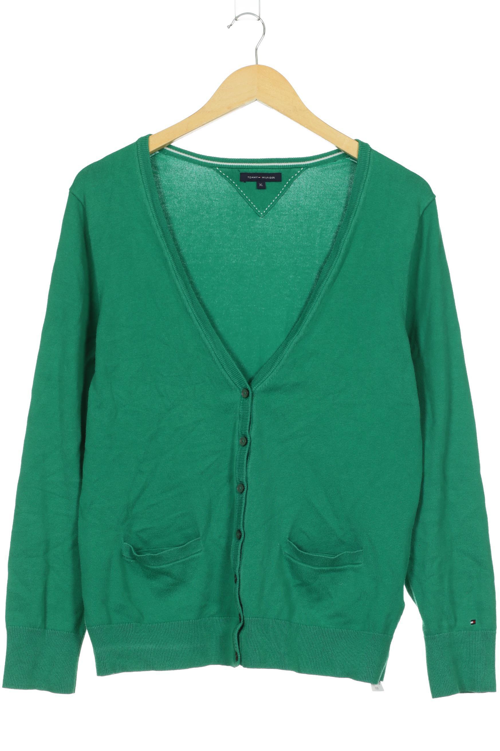 

Tommy Hilfiger Damen Strickjacke, grün, Gr.