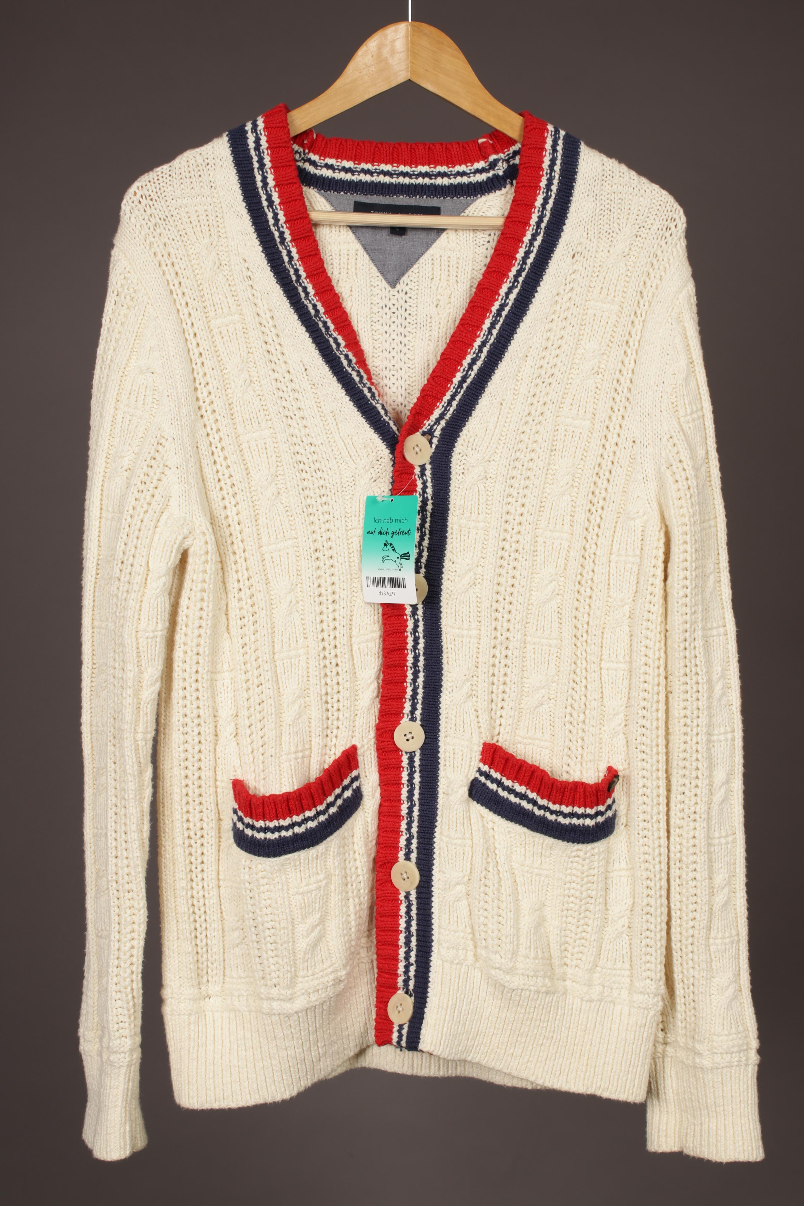 

Tommy Hilfiger Damen Strickjacke, weiß, Gr.