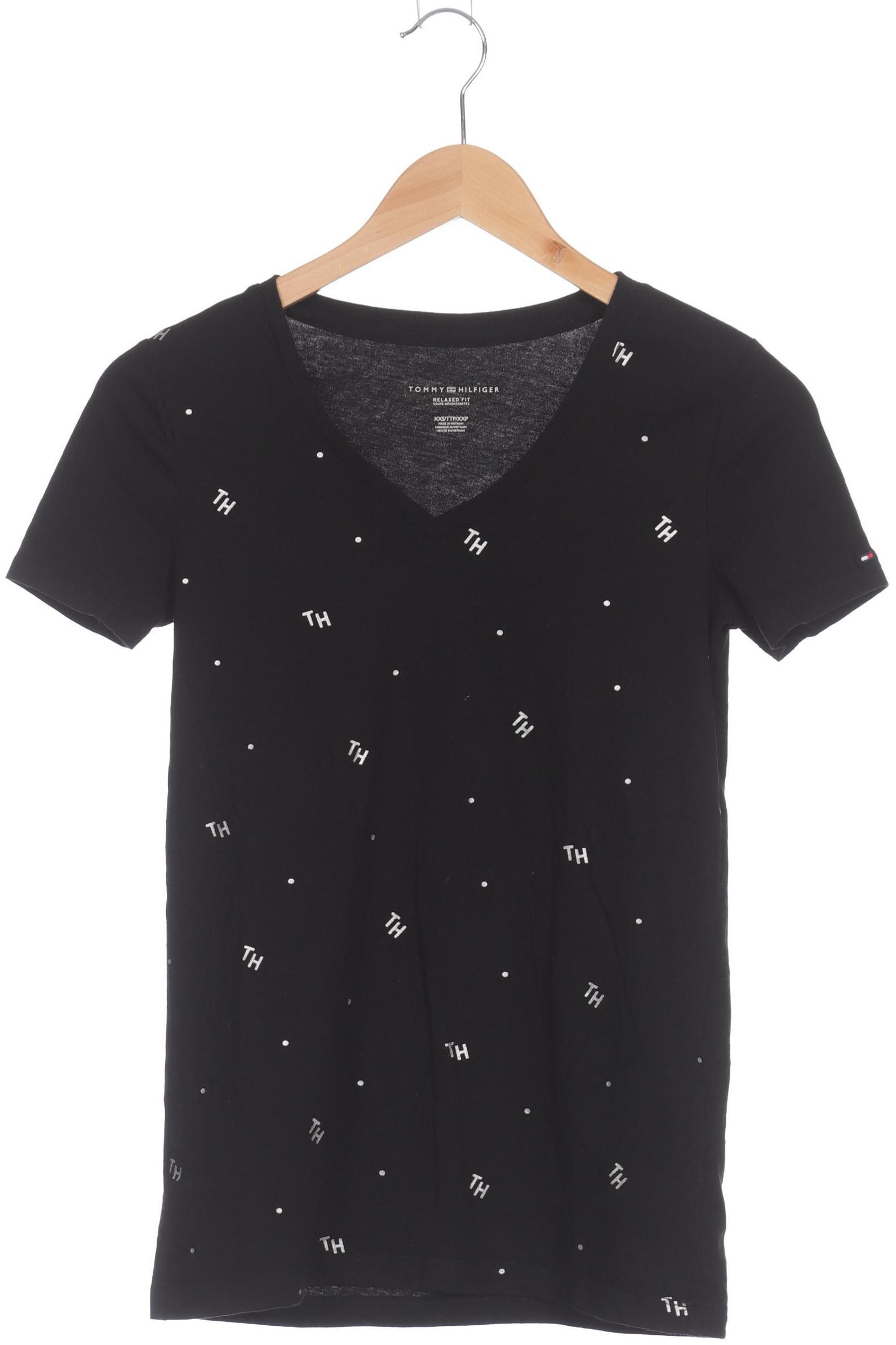 

Tommy Hilfiger Damen T-Shirt, schwarz, Gr.