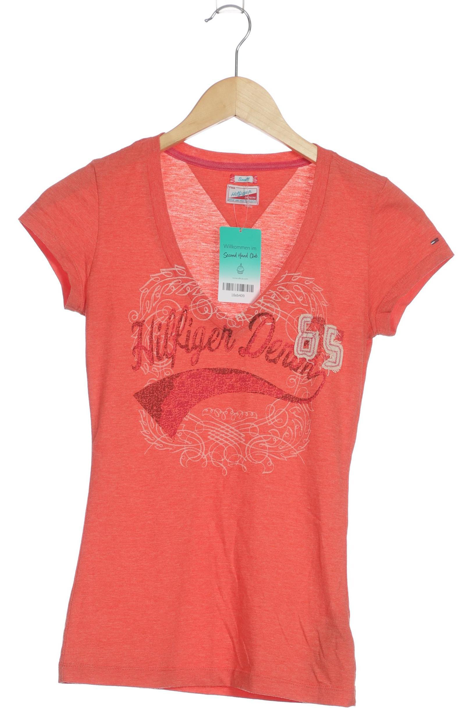 

Hilfiger Denim Damen T-Shirt, orange, Gr.