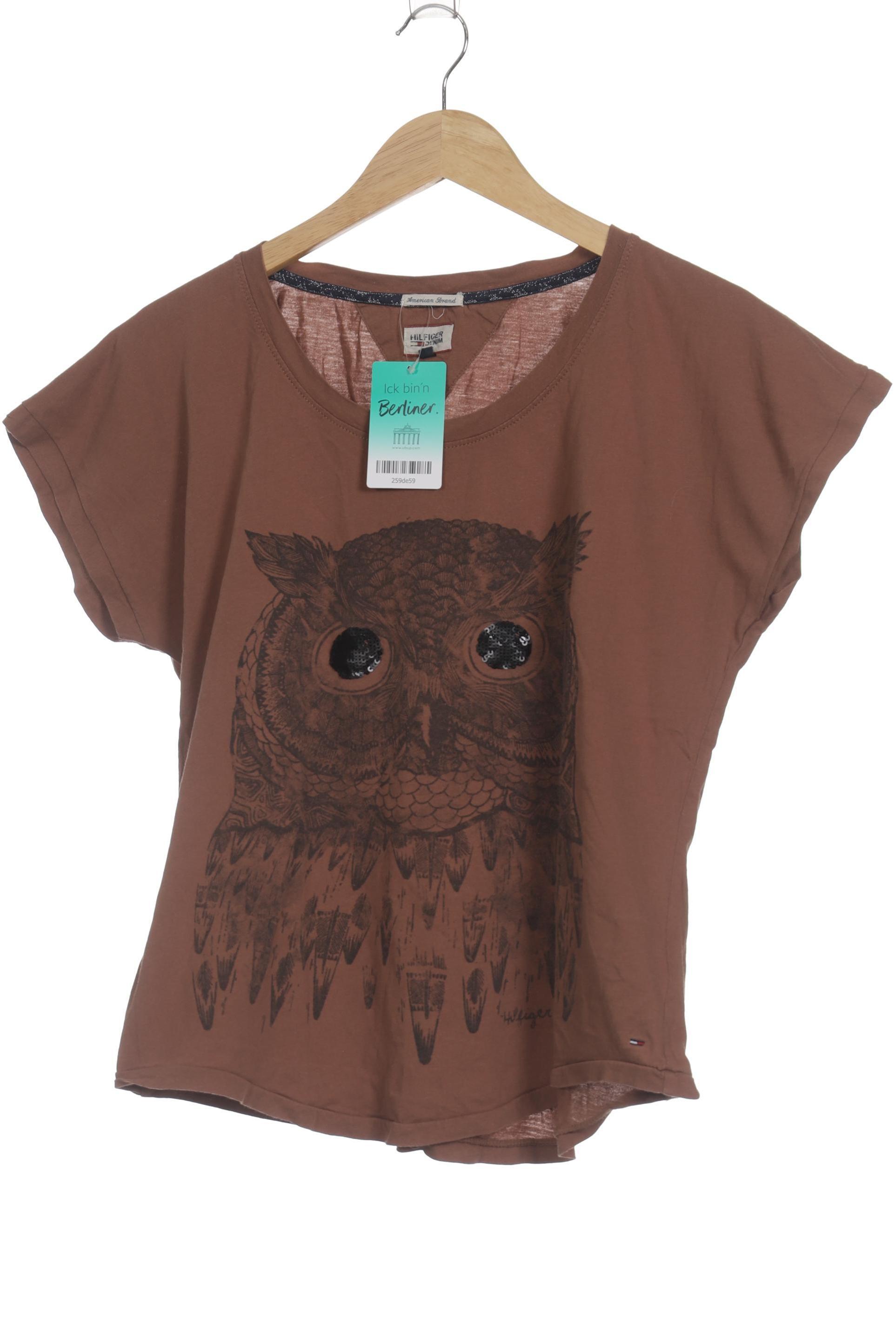 

Hilfiger Denim Damen T-Shirt, braun, Gr.