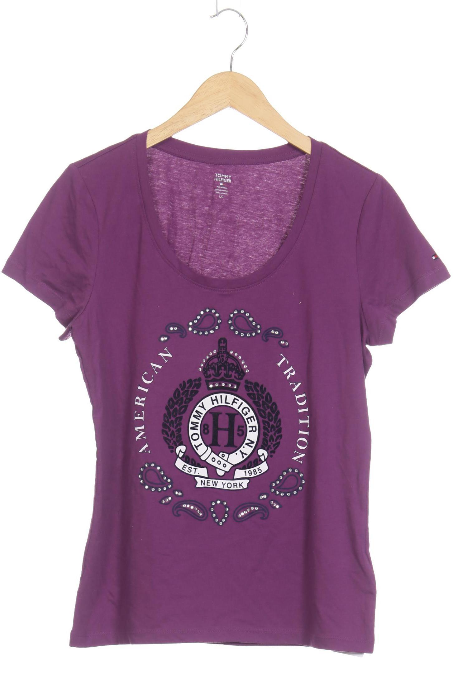 

Tommy Hilfiger Damen T-Shirt, lila, Gr.