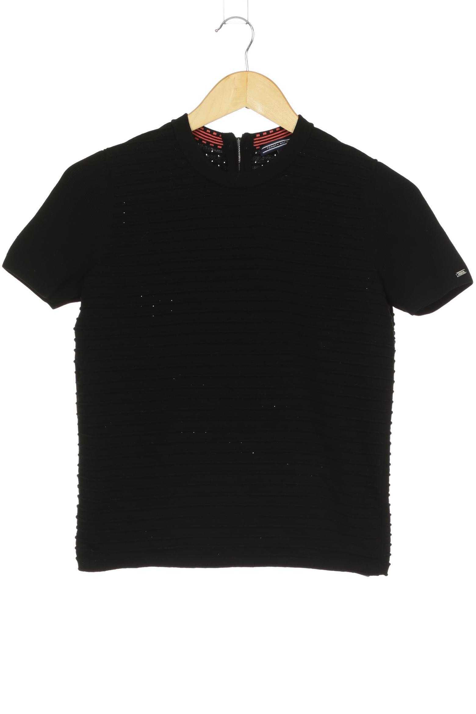 

Tommy Hilfiger Damen T-Shirt, schwarz, Gr.