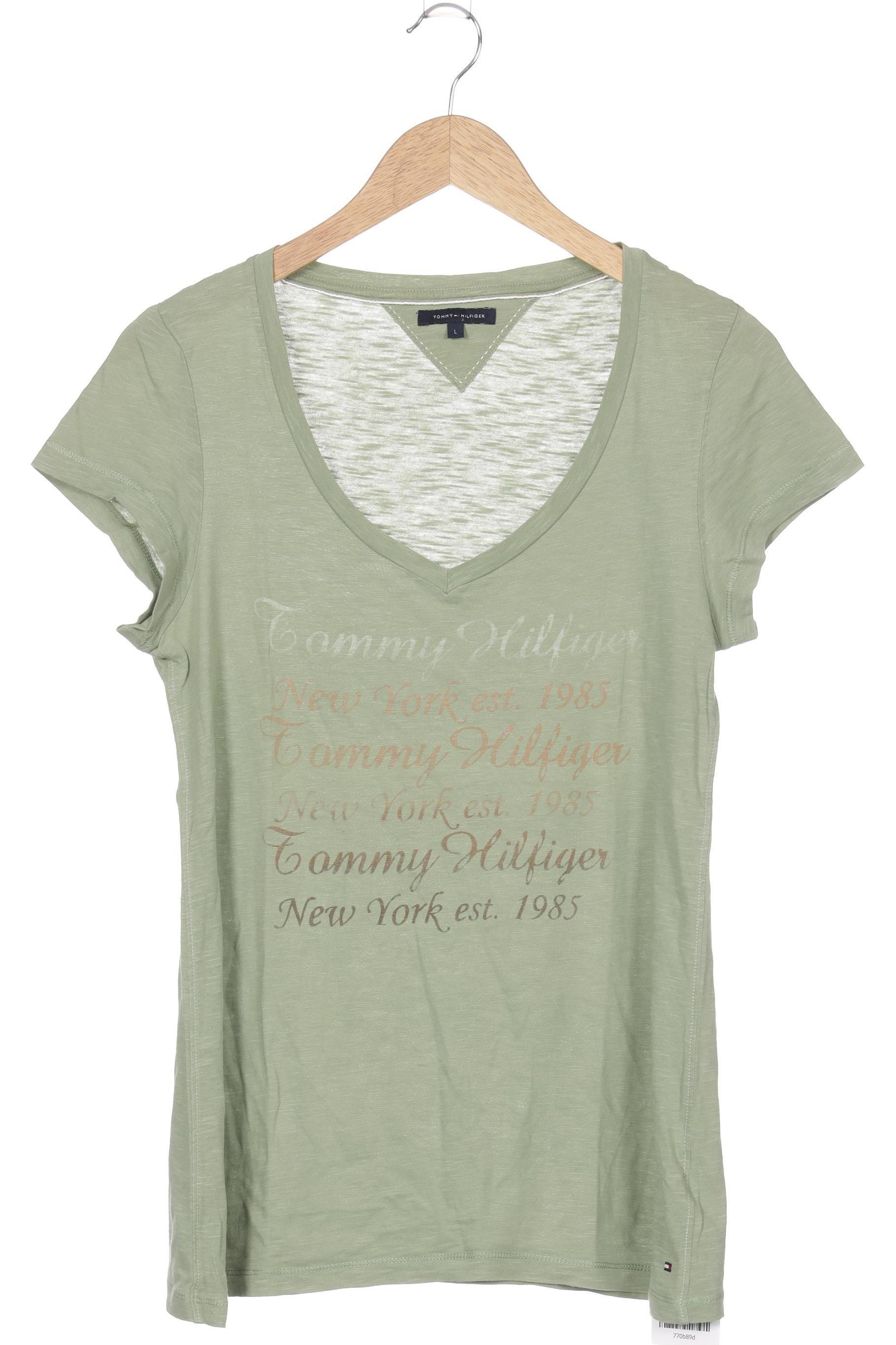 

Tommy Hilfiger Damen T-Shirt, grün, Gr.