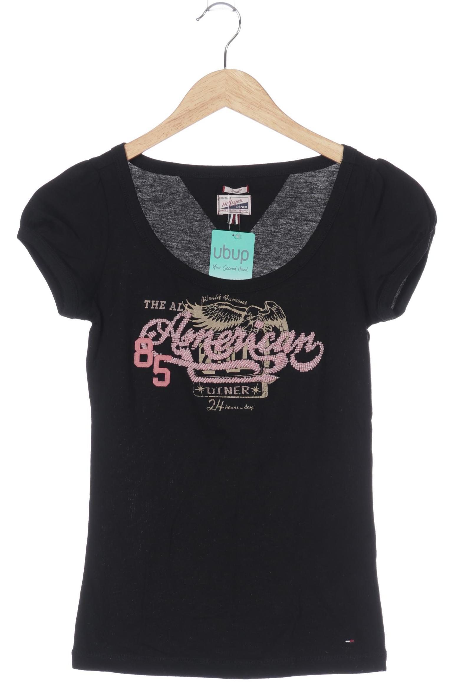 

Tommy Hilfiger Damen T-Shirt, schwarz, Gr.