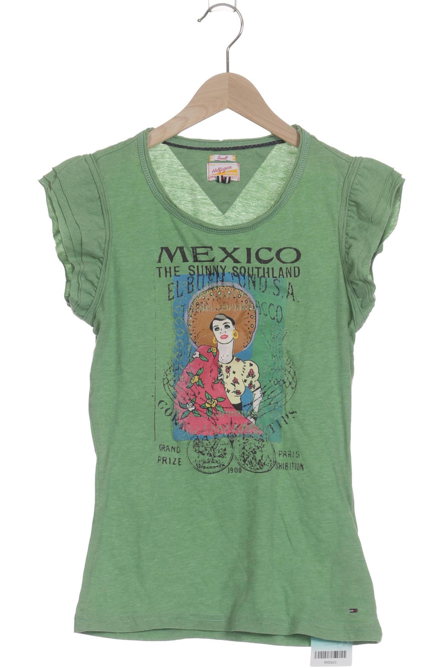 

Tommy Hilfiger Damen T-Shirt, grün, Gr.