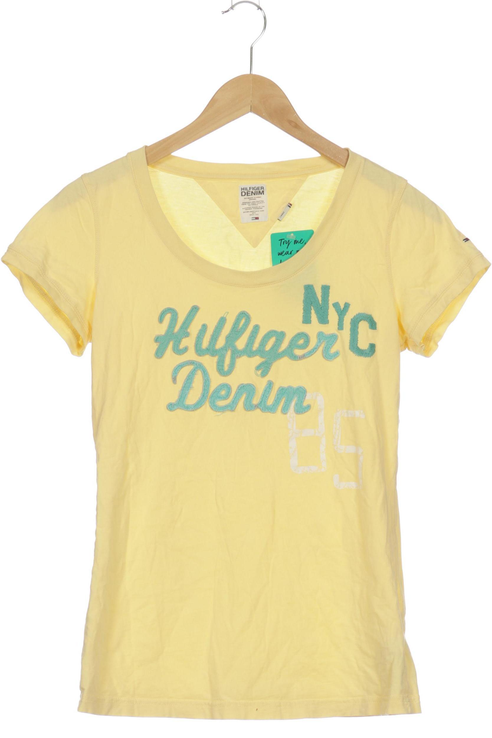 

Hilfiger Denim Damen T-Shirt, gelb, Gr.