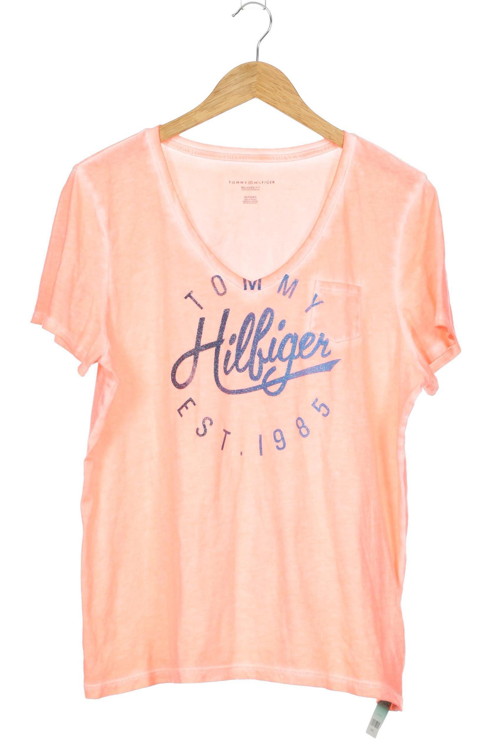 

Tommy Hilfiger Damen T-Shirt, orange, Gr.