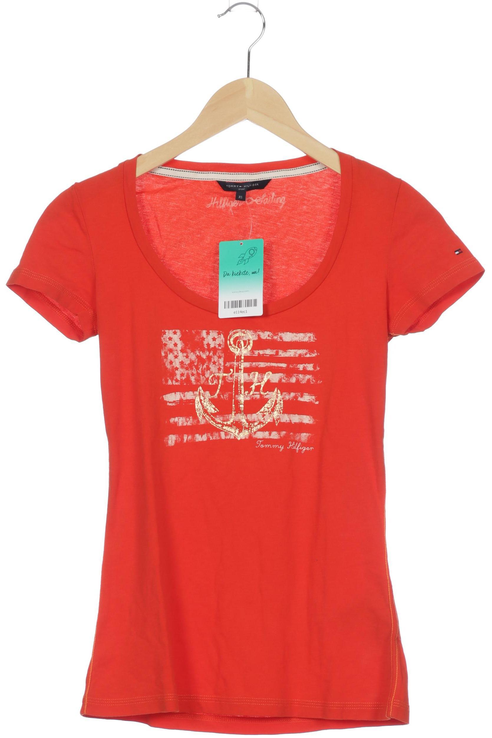 

Tommy Hilfiger Damen T-Shirt, orange, Gr.
