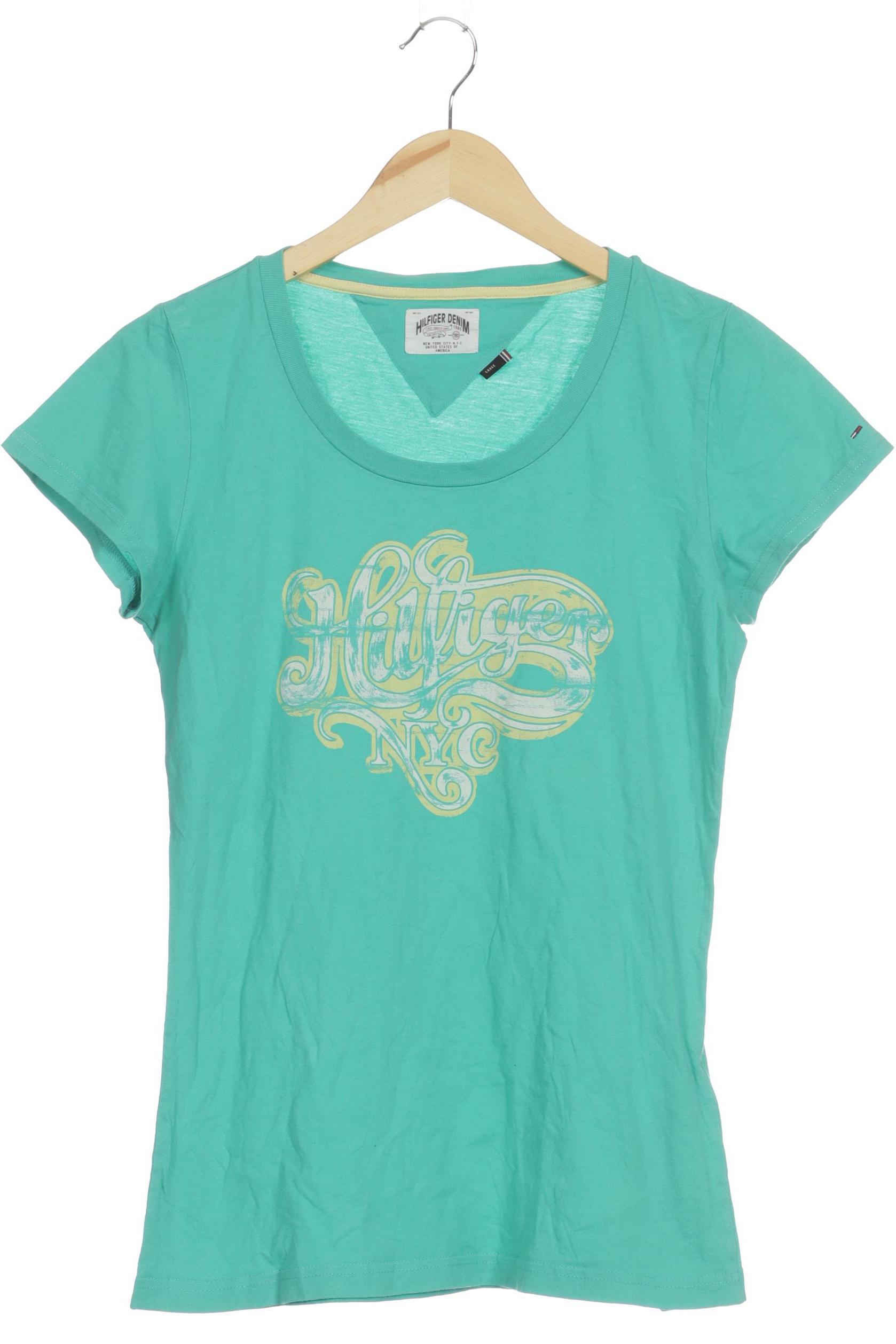 

Hilfiger Denim Damen T-Shirt, türkis, Gr.