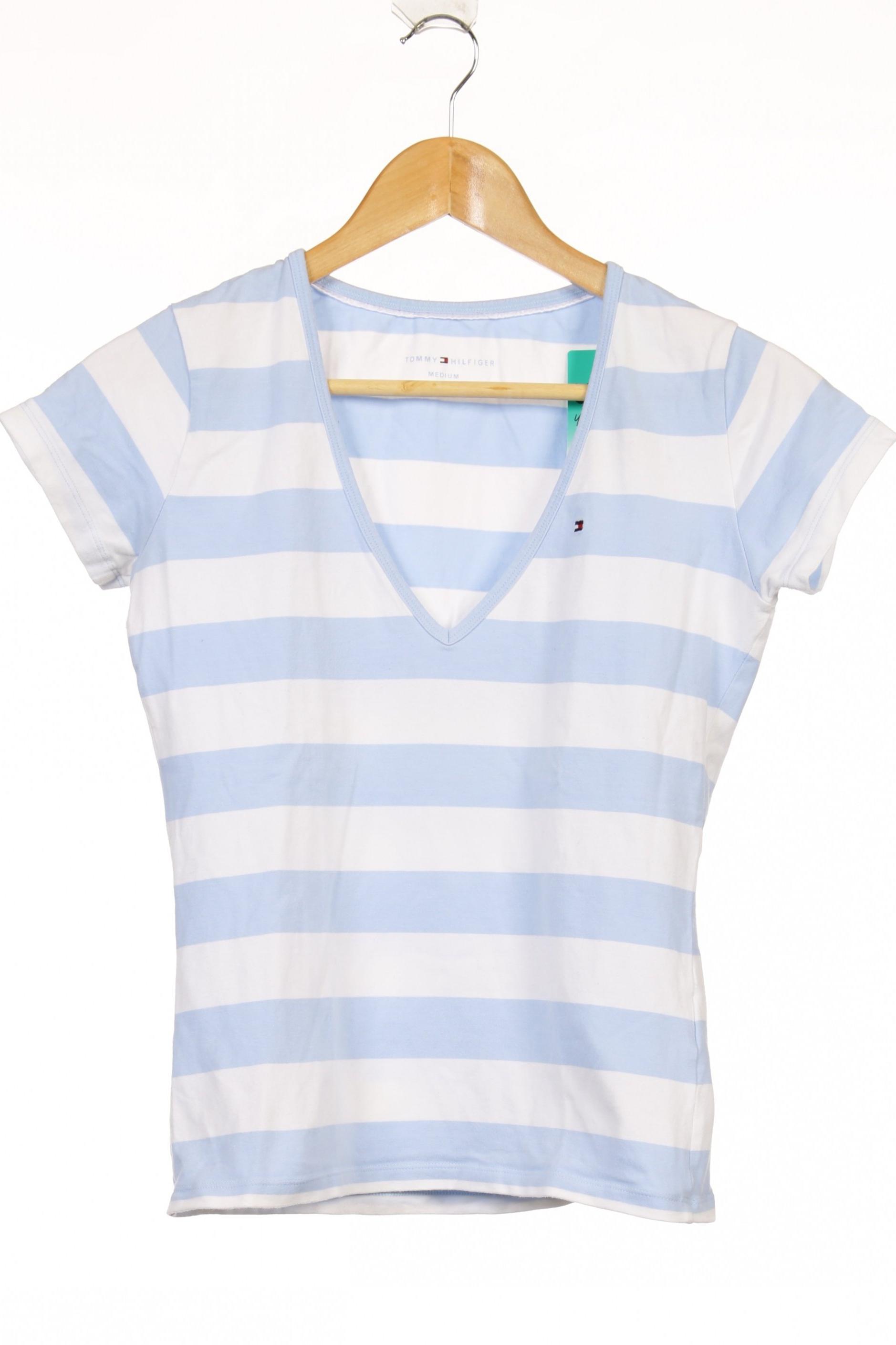 

Tommy Hilfiger Damen T-Shirt, blau, Gr.