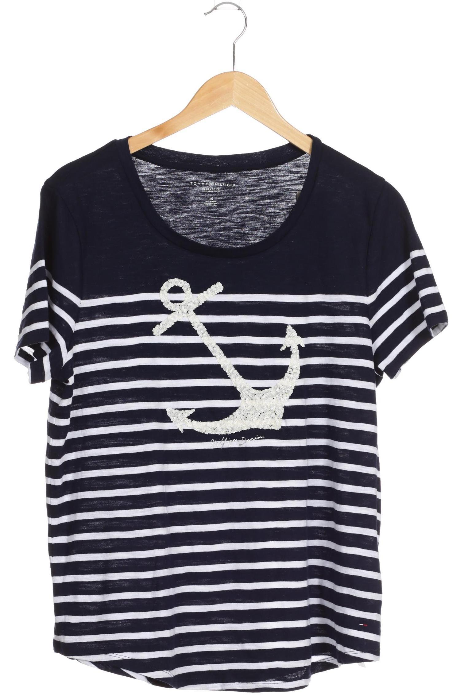 

Tommy Hilfiger Damen T-Shirt, blau, Gr.