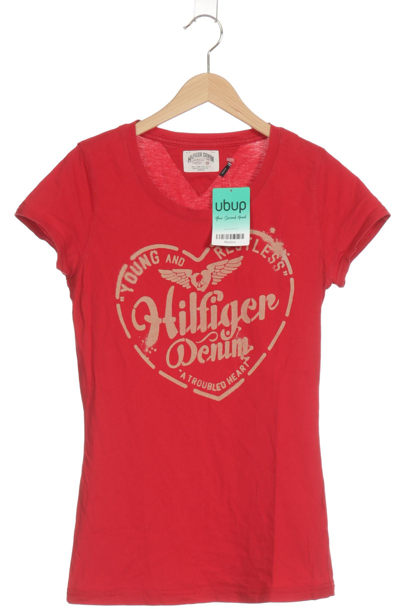 

Hilfiger Denim Damen T-Shirt, rot, Gr.