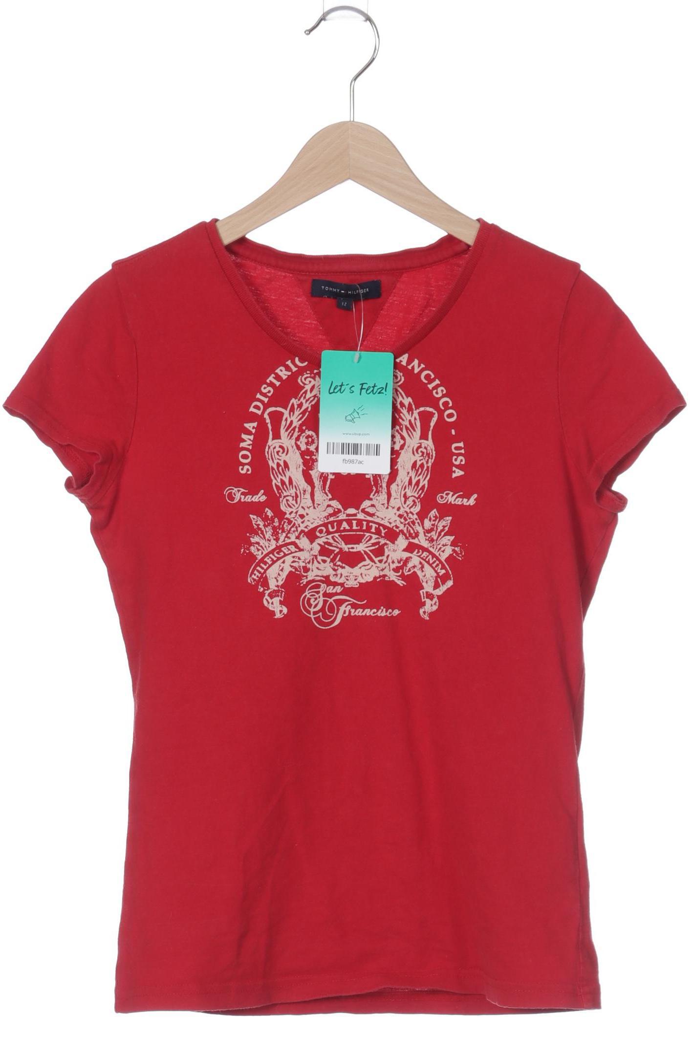 

Tommy Hilfiger Damen T-Shirt, rot, Gr. 12