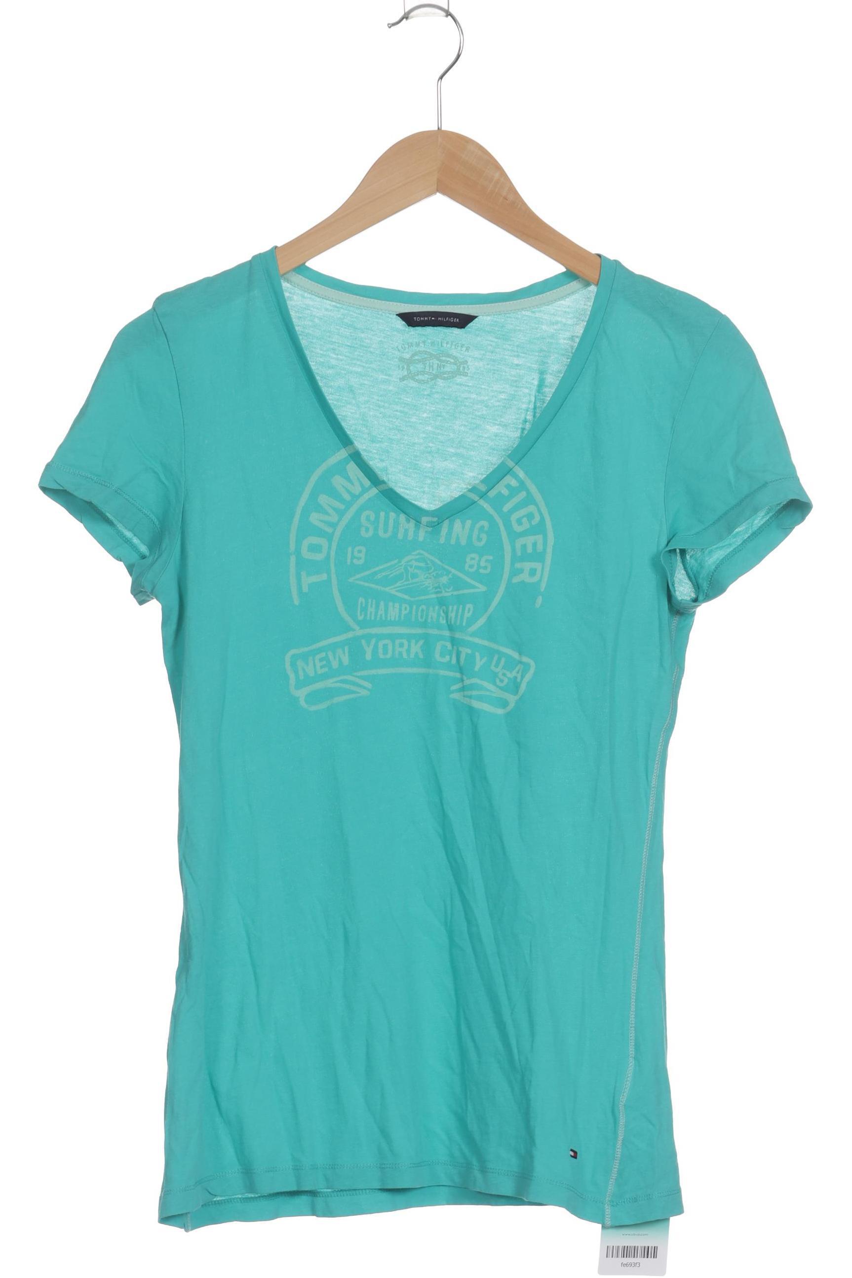 

Tommy Hilfiger Damen T-Shirt, türkis, Gr.