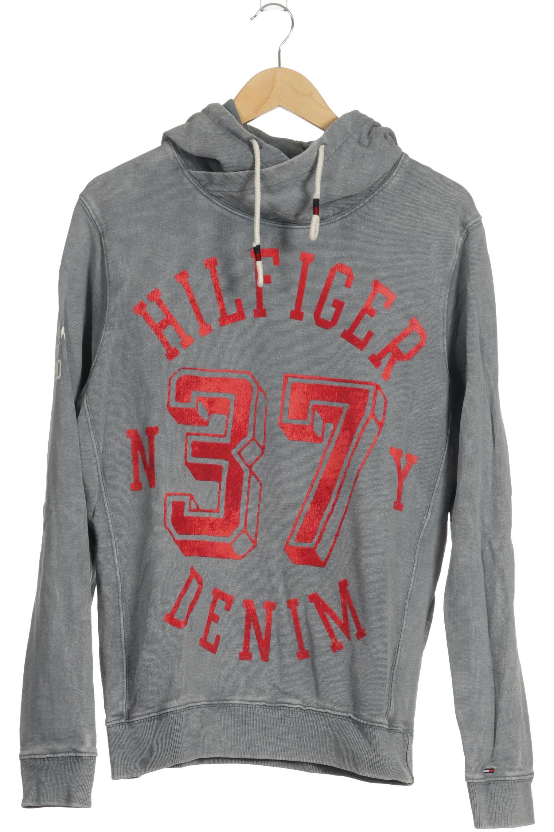 

Hilfiger Denim Herren Kapuzenpullover, grau, Gr.
