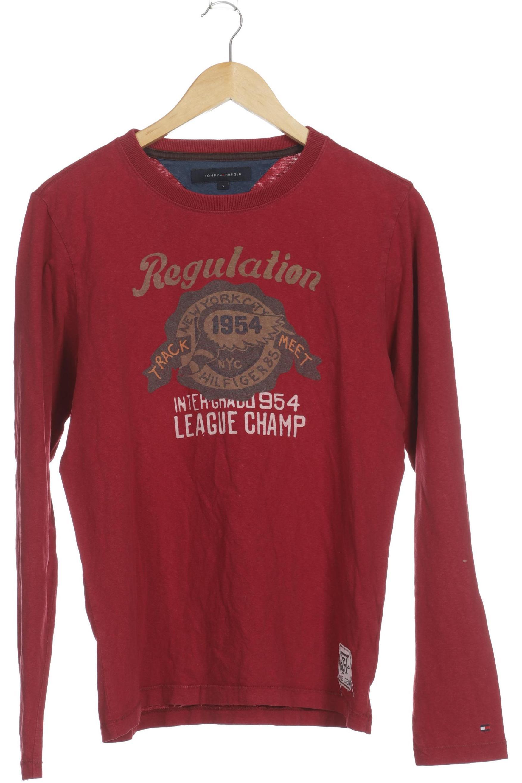 

Tommy Hilfiger Herren Langarmshirt, rot, Gr.