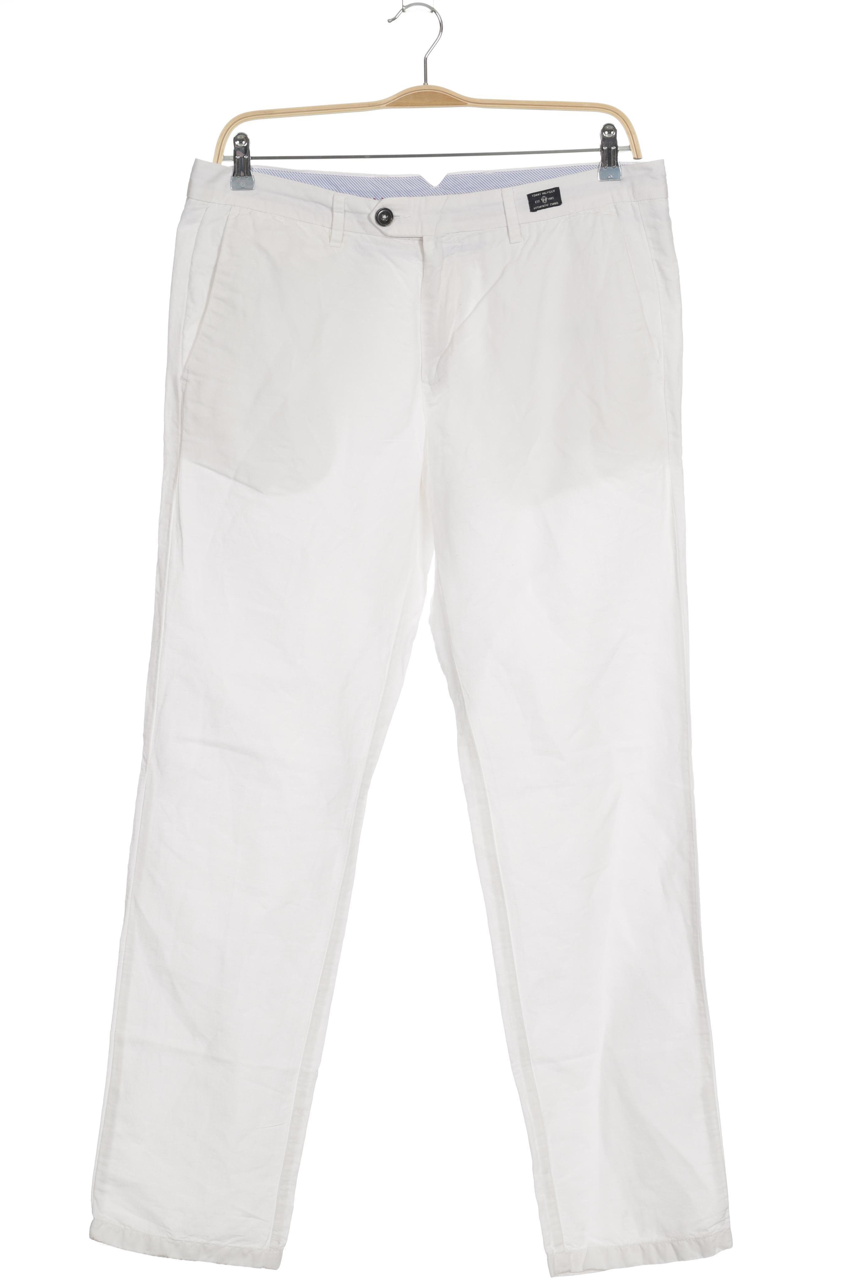 

Tommy Hilfiger Herren Stoffhose, weiß, Gr. 36
