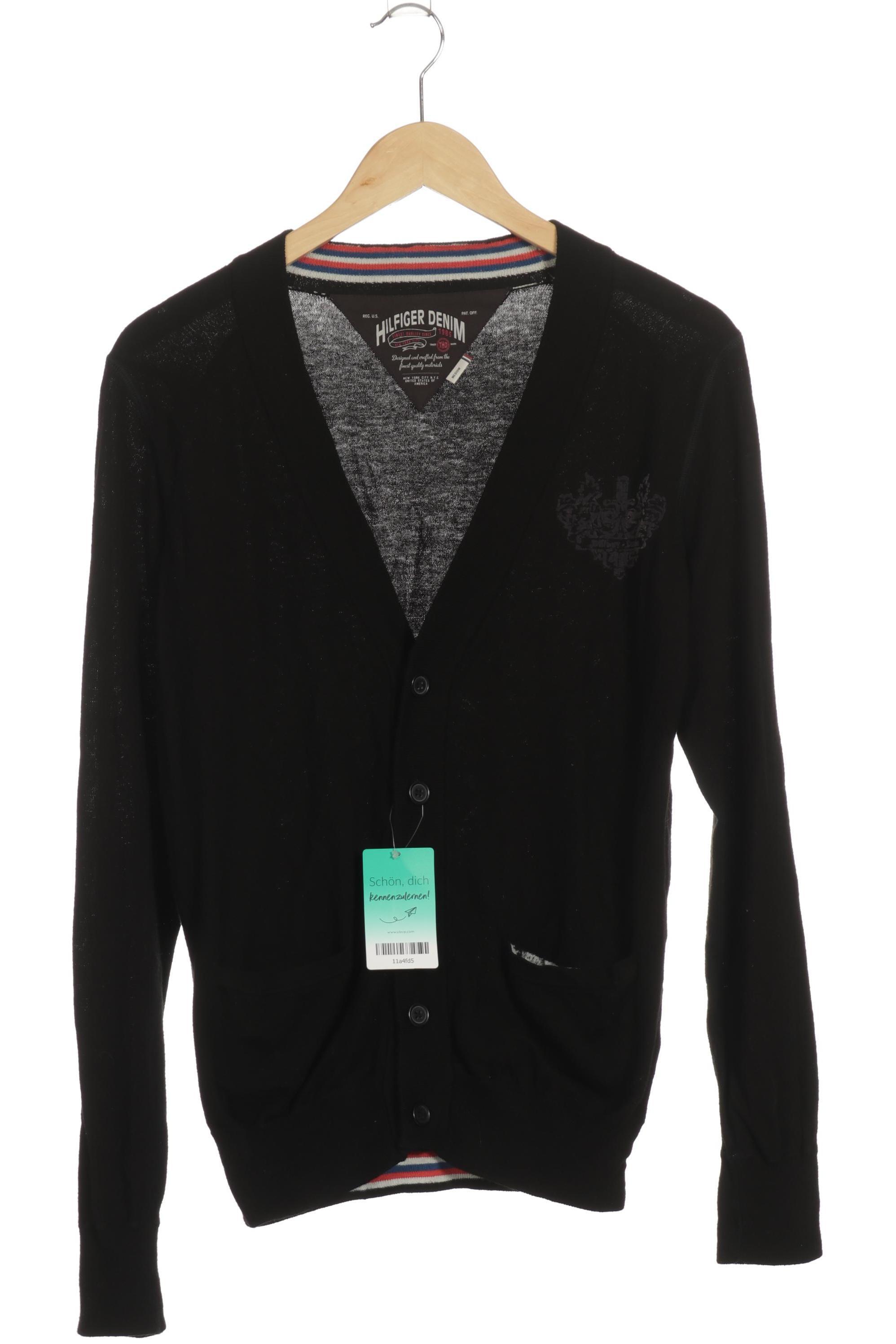 

Hilfiger Denim Herren Strickjacke, schwarz, Gr.