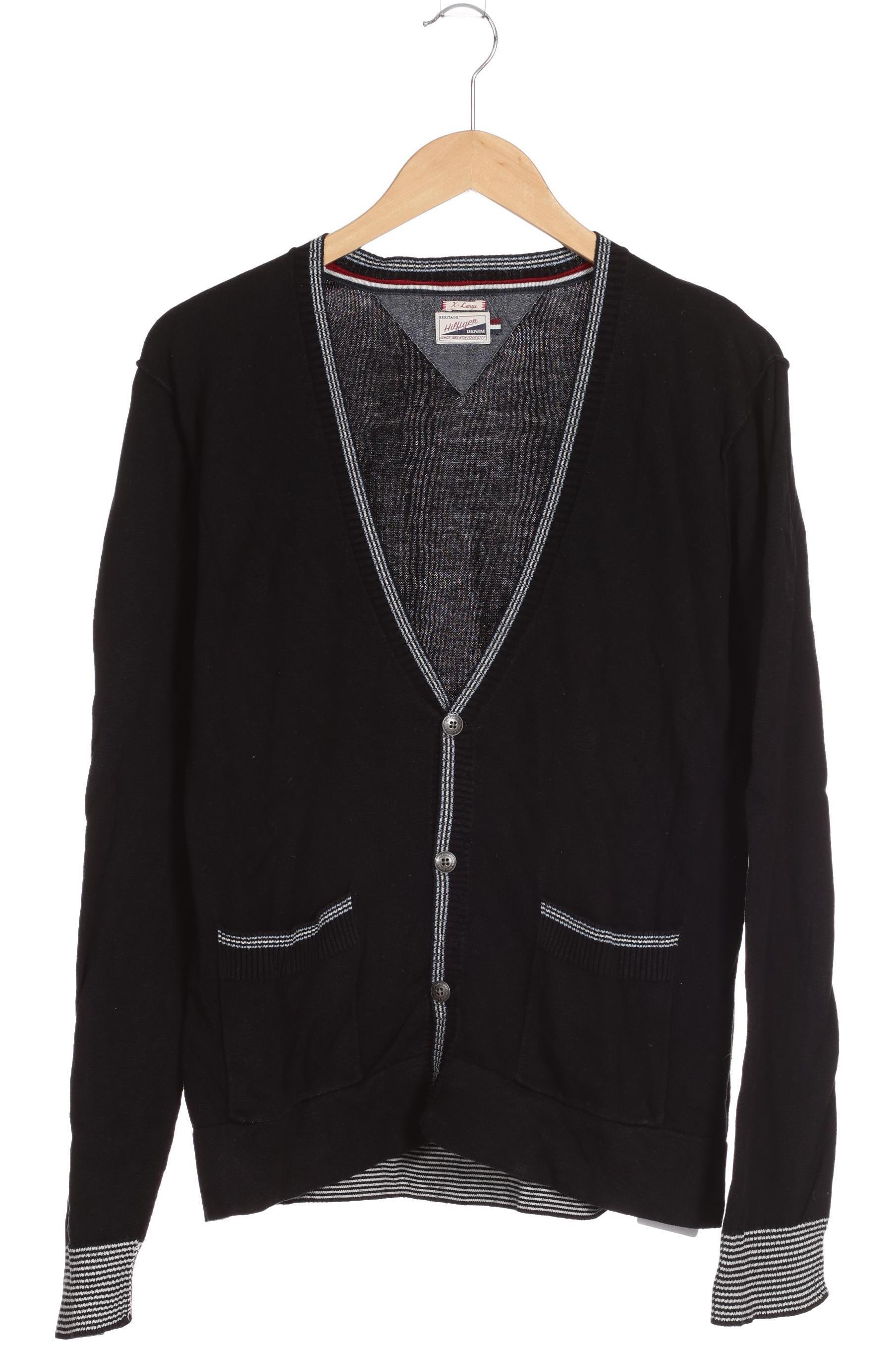 Thumbnail - Hilfiger Denim Herren Strickjacke, schwarz, Gr.