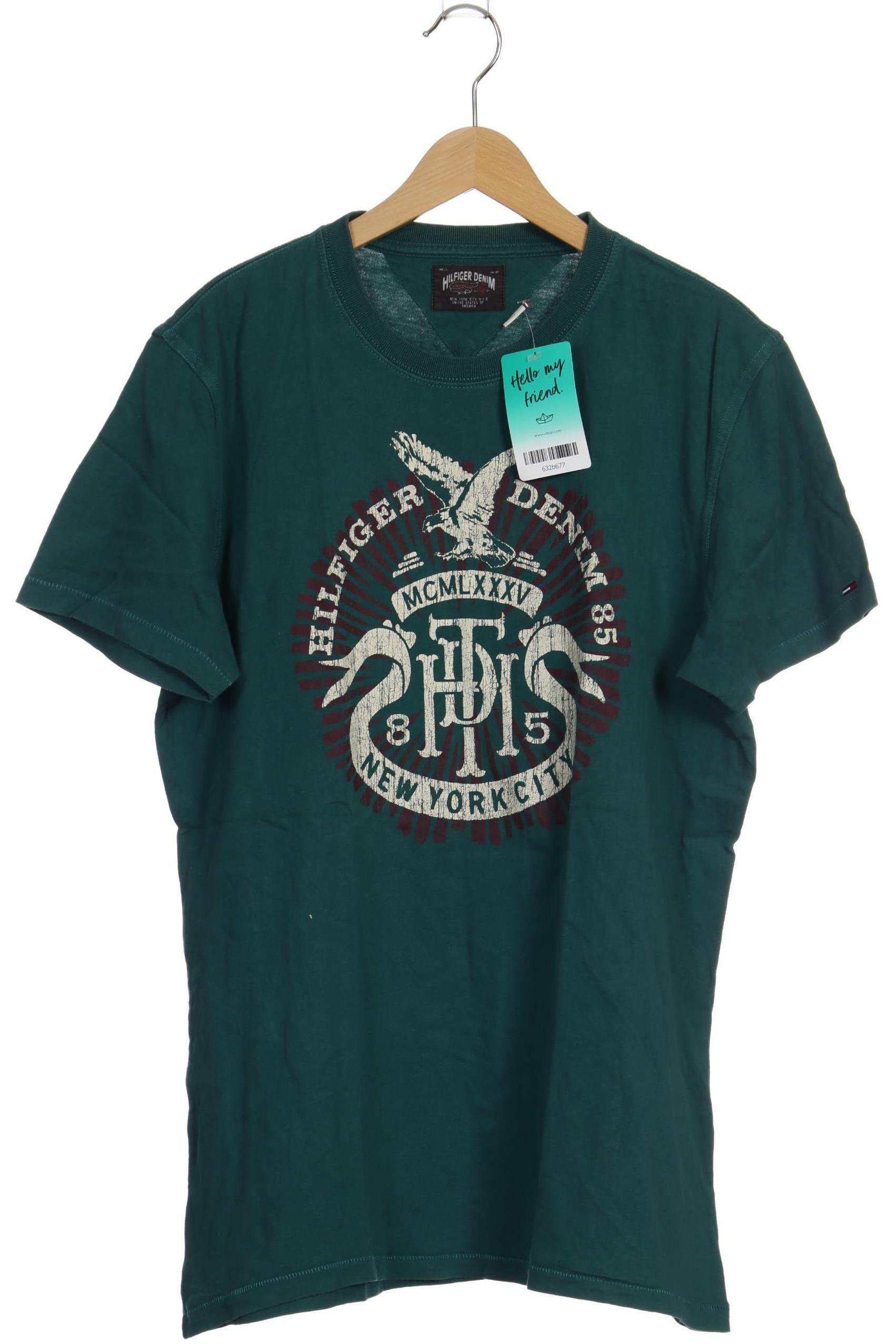 

Hilfiger Denim Herren T-Shirt, türkis, Gr.