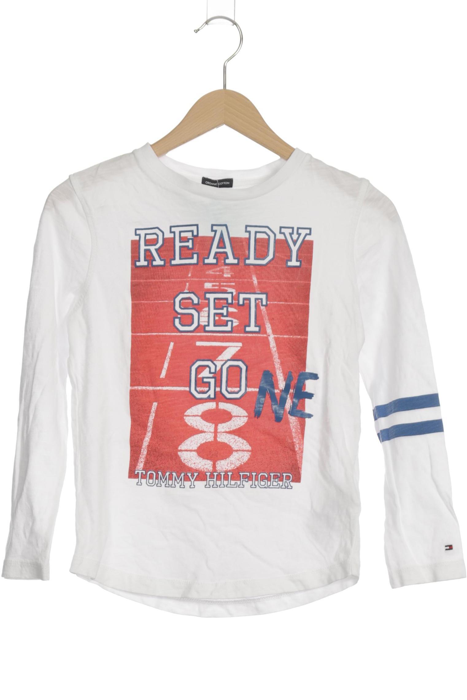 

Tommy Hilfiger Jungen Langarmshirt, weiß, Gr. 128